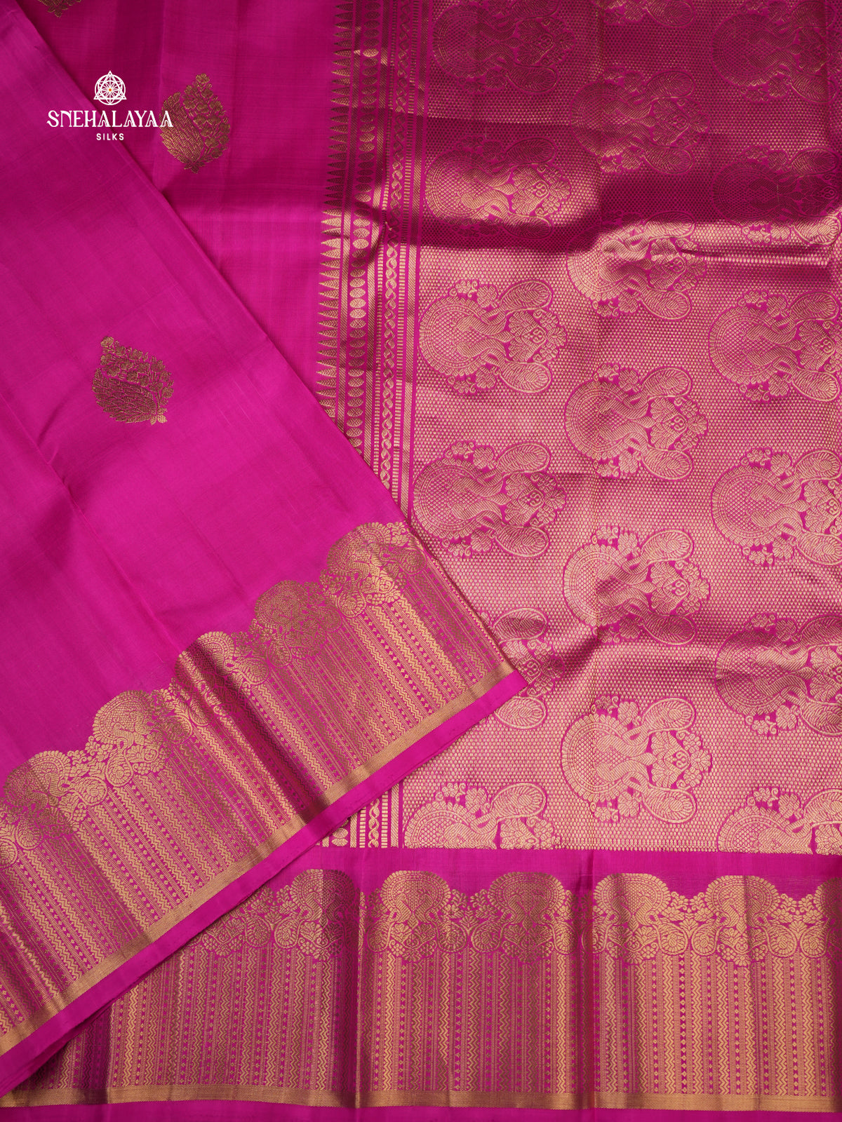 Pink Kanjivaram Silk Saree
