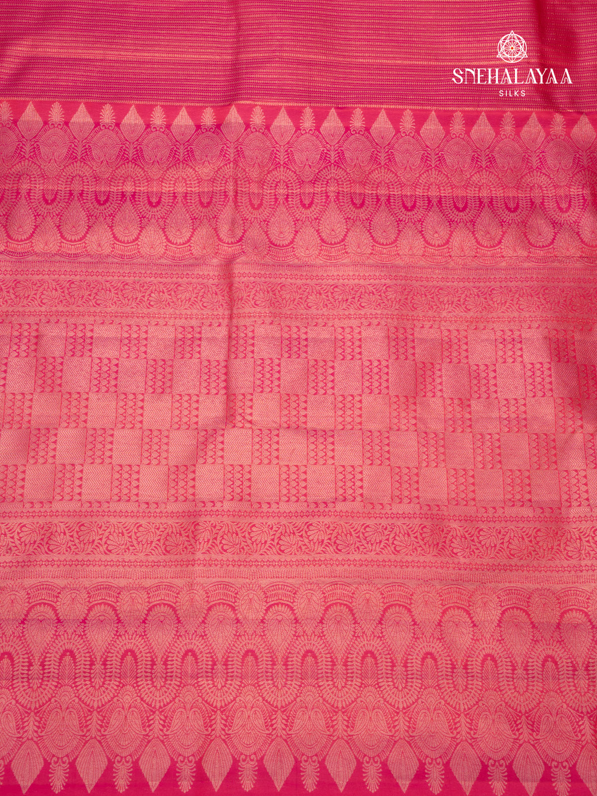 Rani Pink Kanjivaram Silk Saree