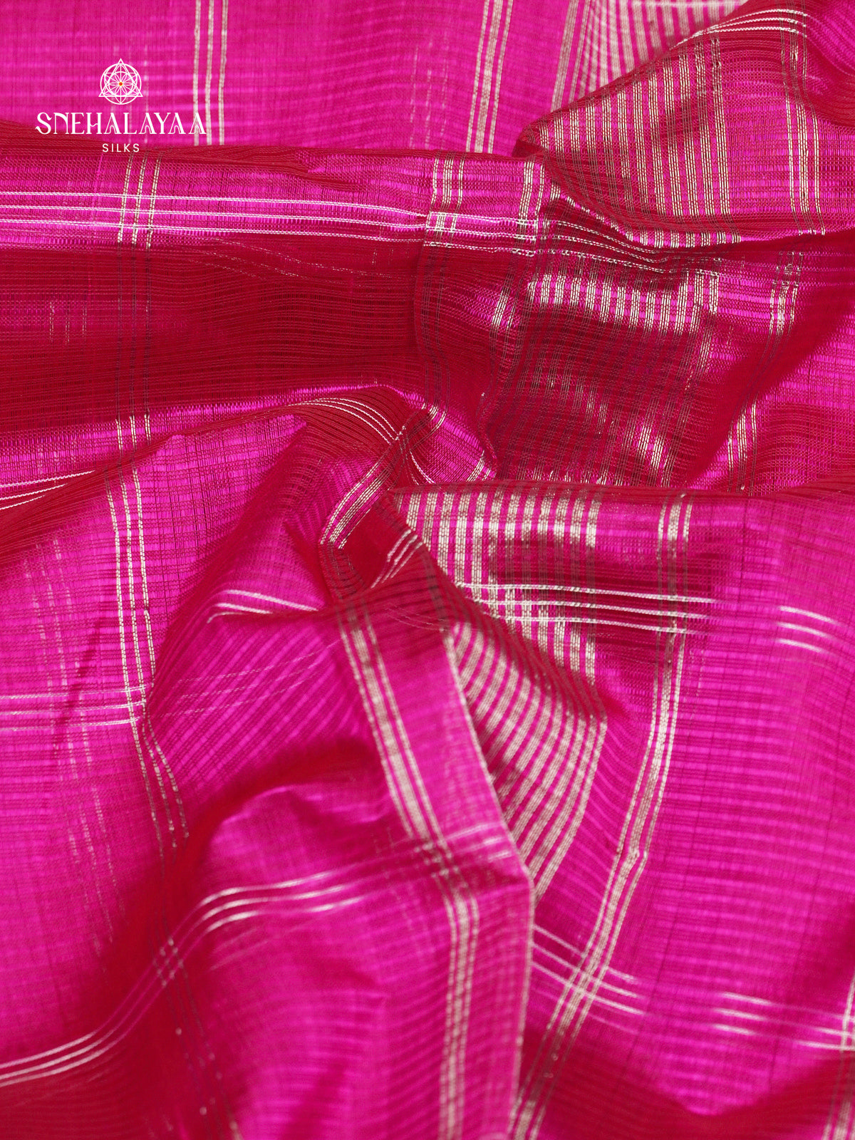 Rani Pink Mangalagiri Silk Cotton Saree