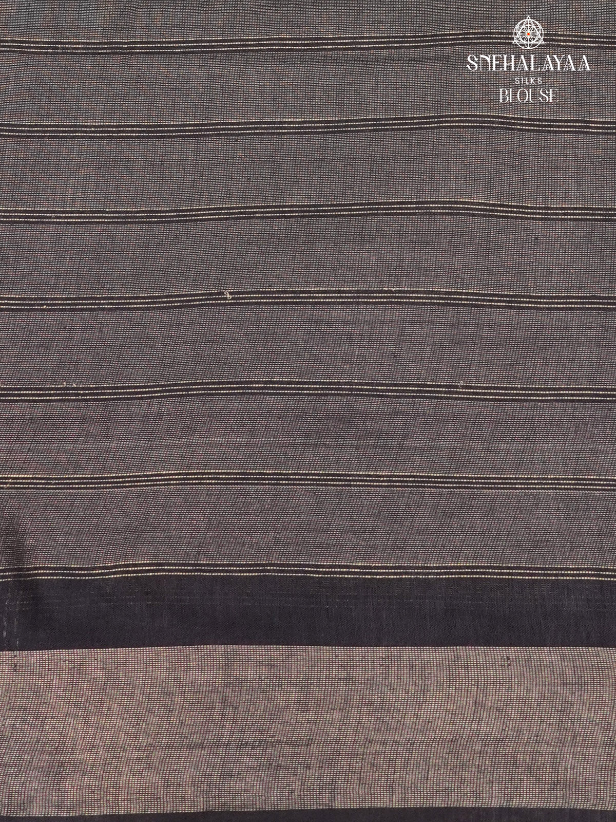 Black Bamboo Silk Saree