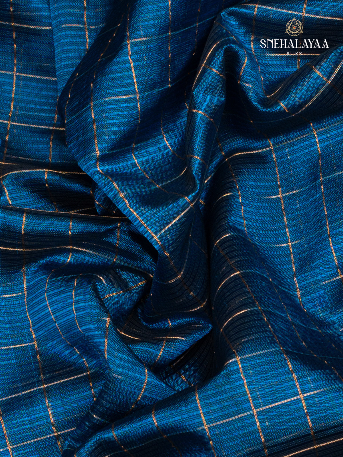 Blue Mangalagiri Silk Cotton Saree