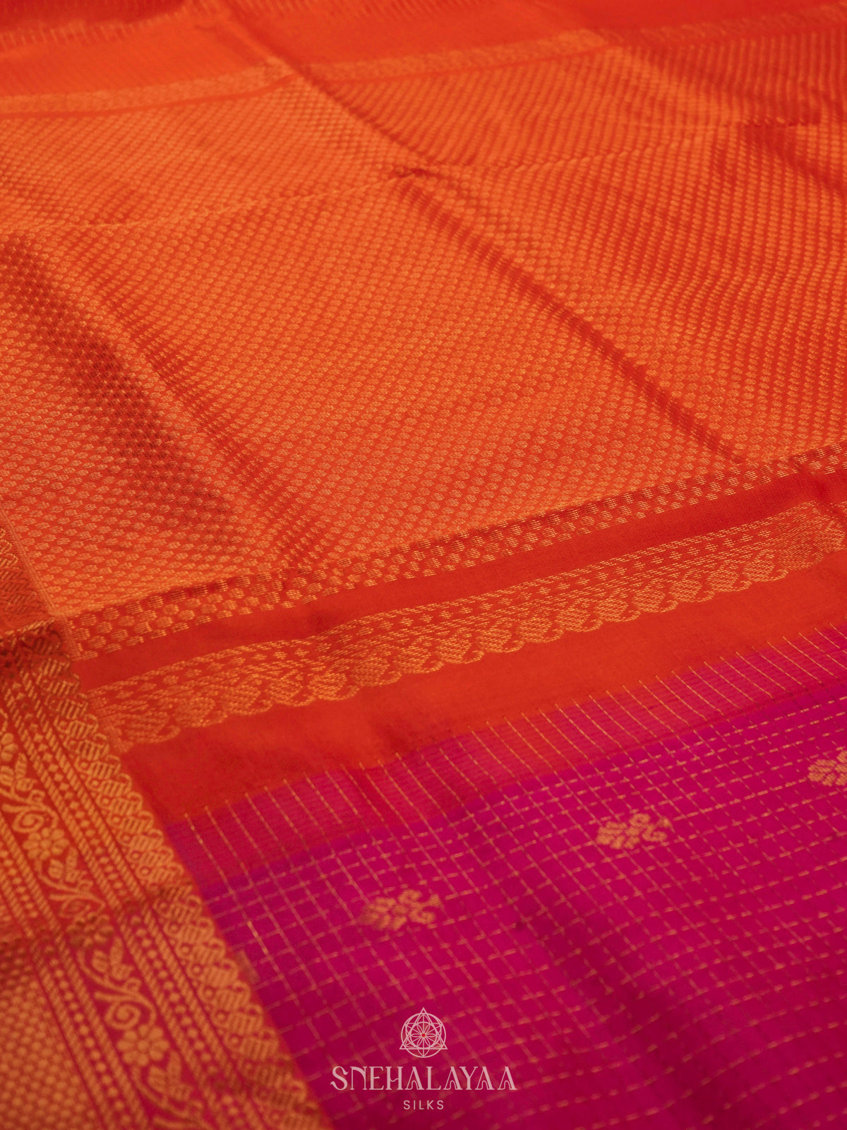 Rani Pink Kanchi Silk Cotton Saree