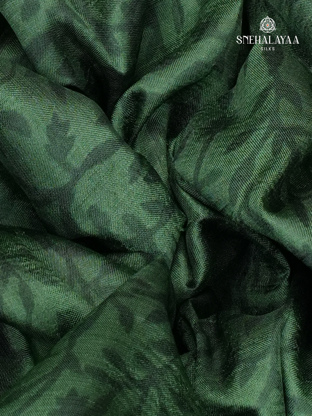 Green Tussar Silk Saree