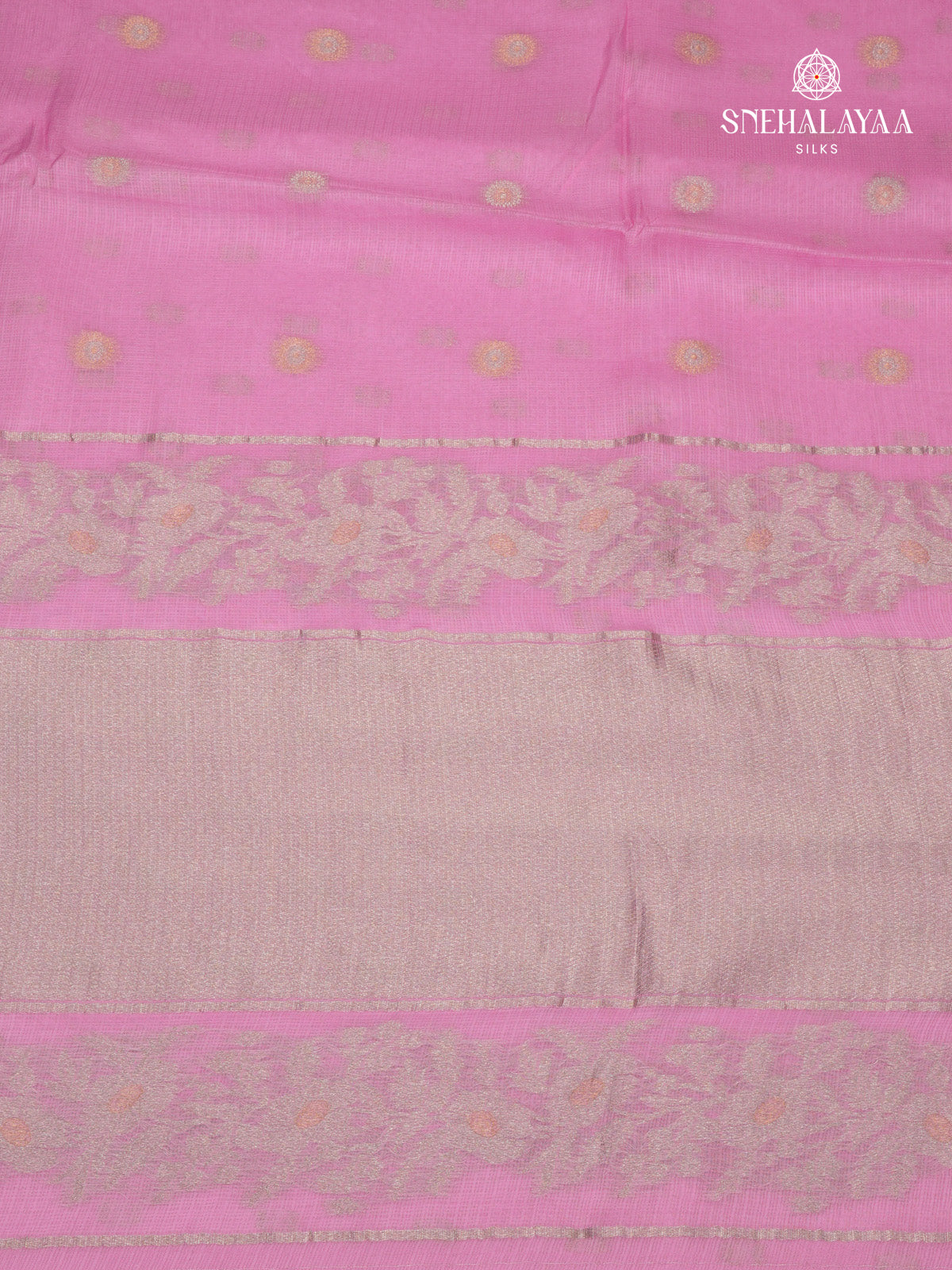 Pink Banaras Silk Saree