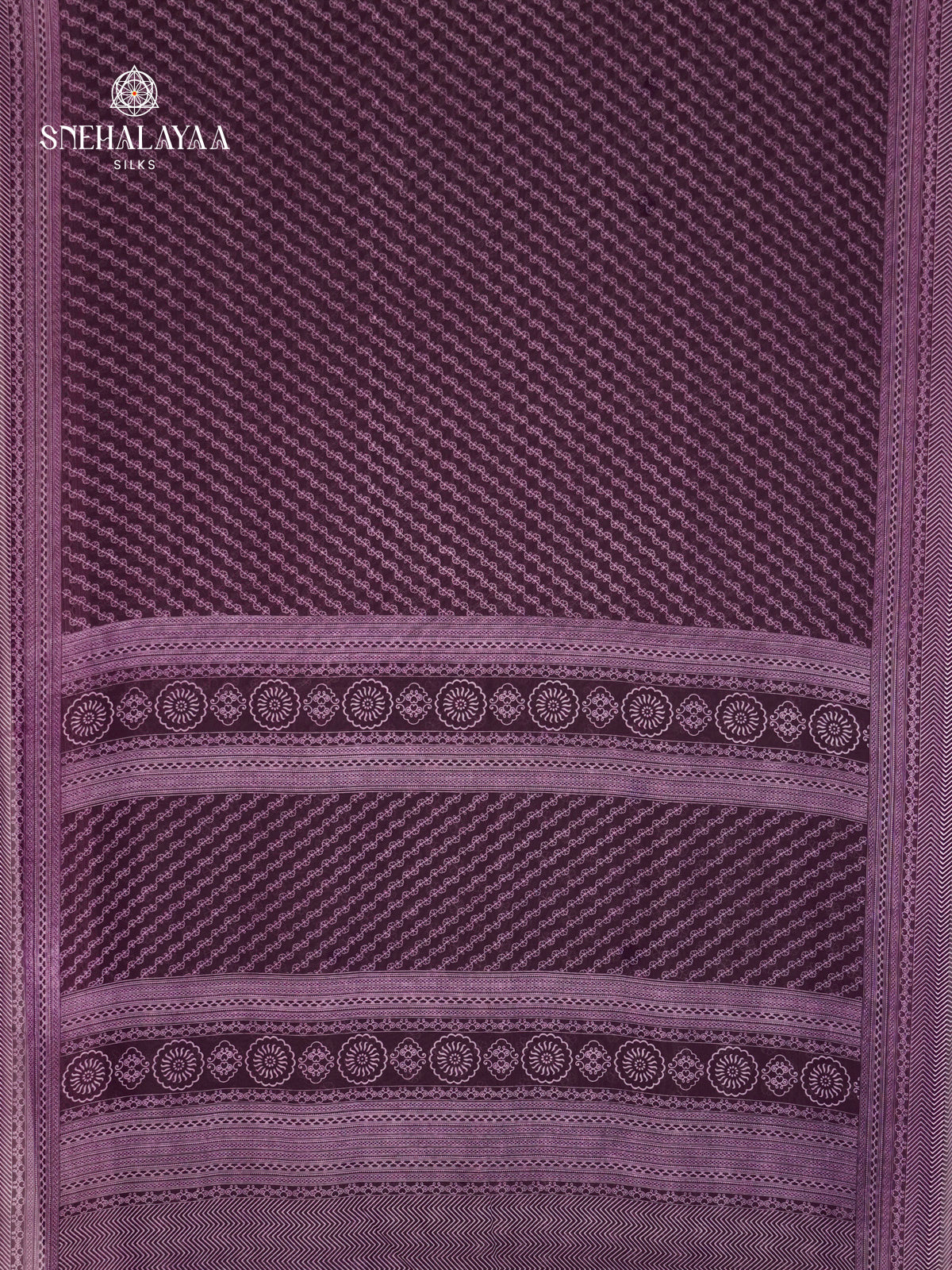 Rich Purple Chiffon Saree