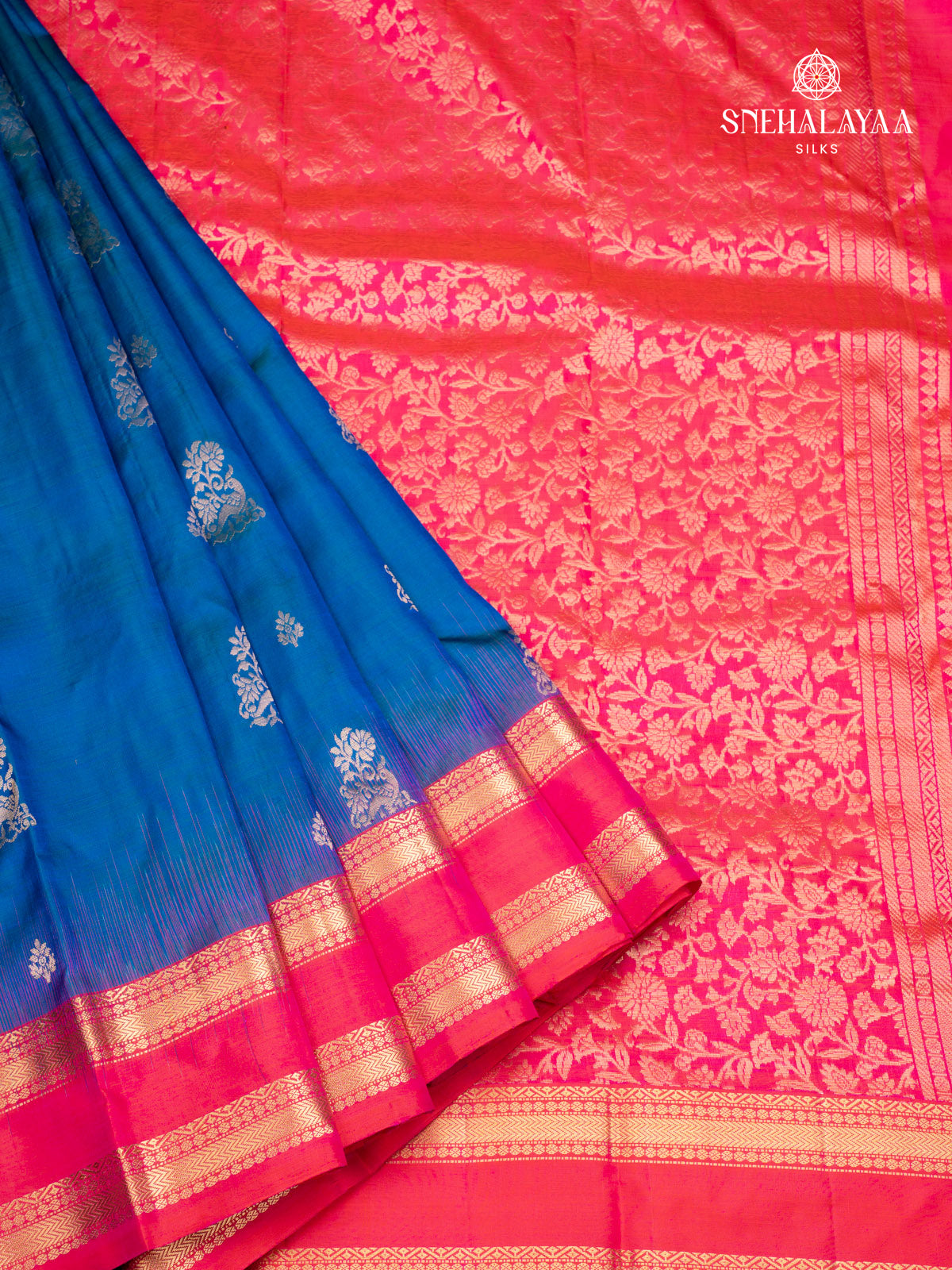 Blue Kanjivaram Silk Saree