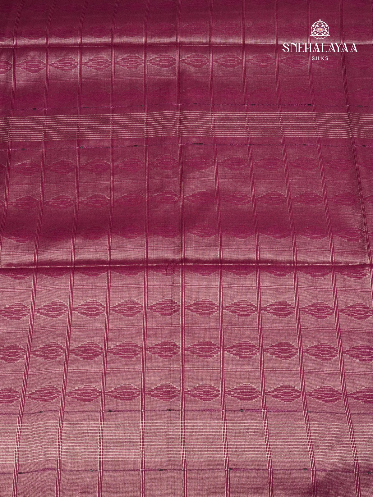 Magenta Bamboo Silk Saree
