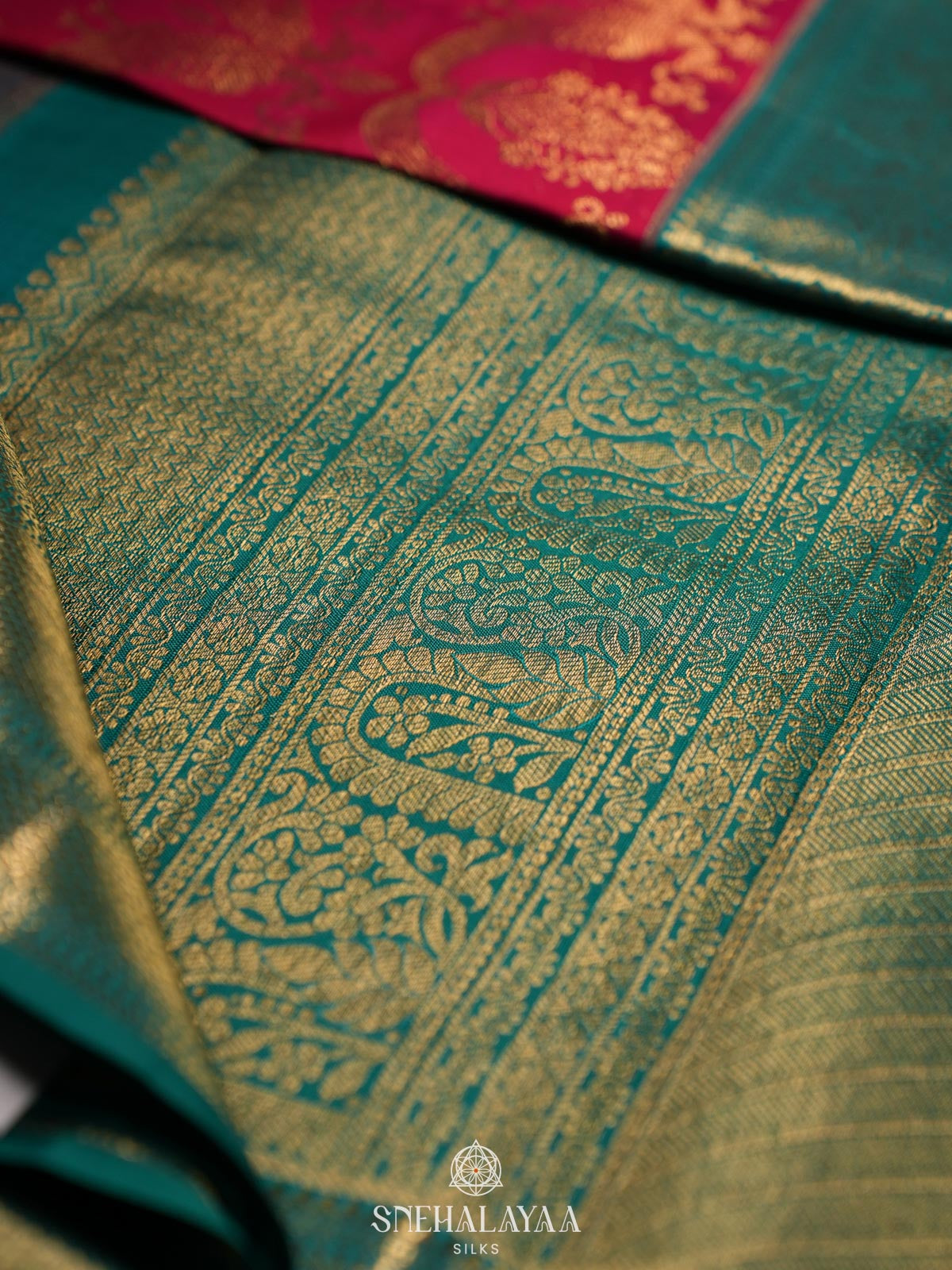 Pink Kanjivaram Silk Saree