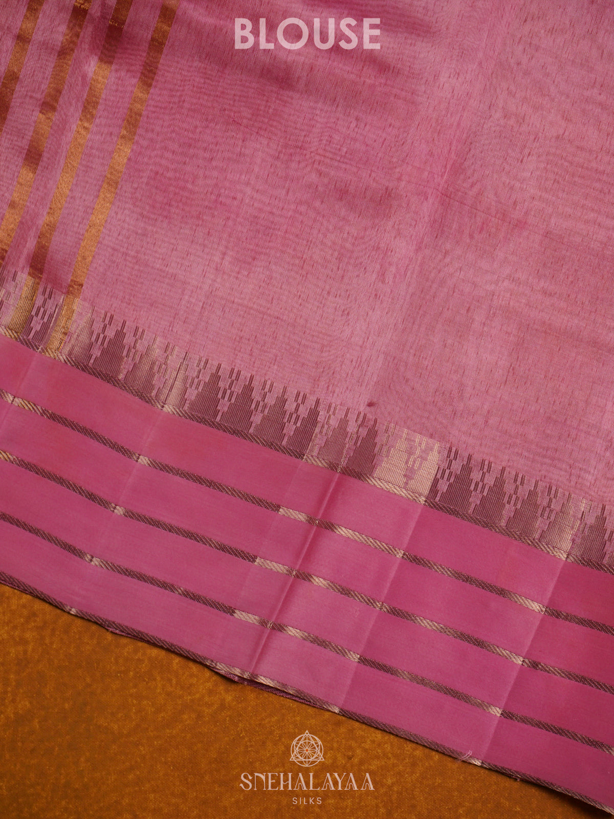 Orange Banaras Kora Silk Saree