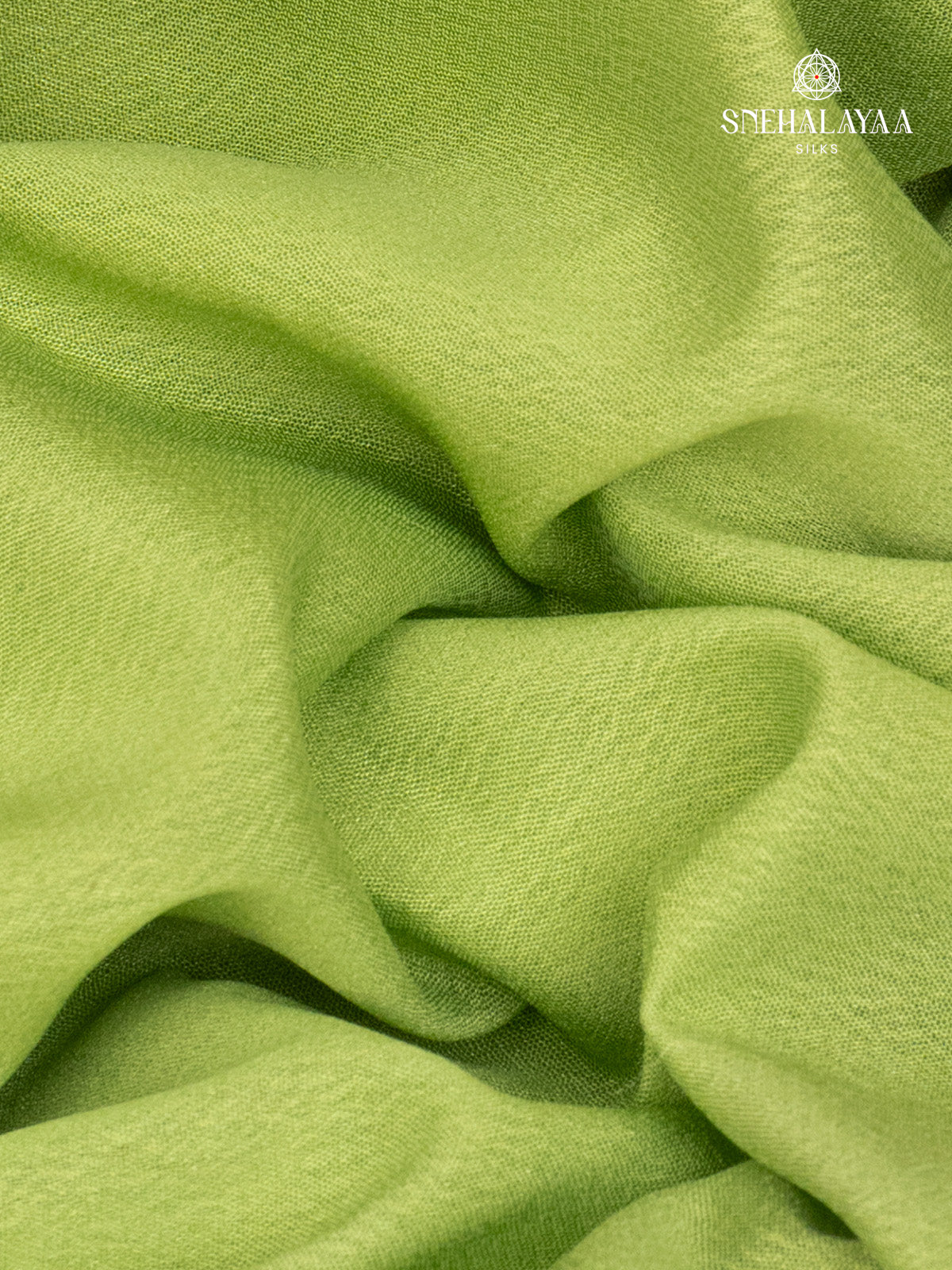 Pista Green Mysore Silk Saree