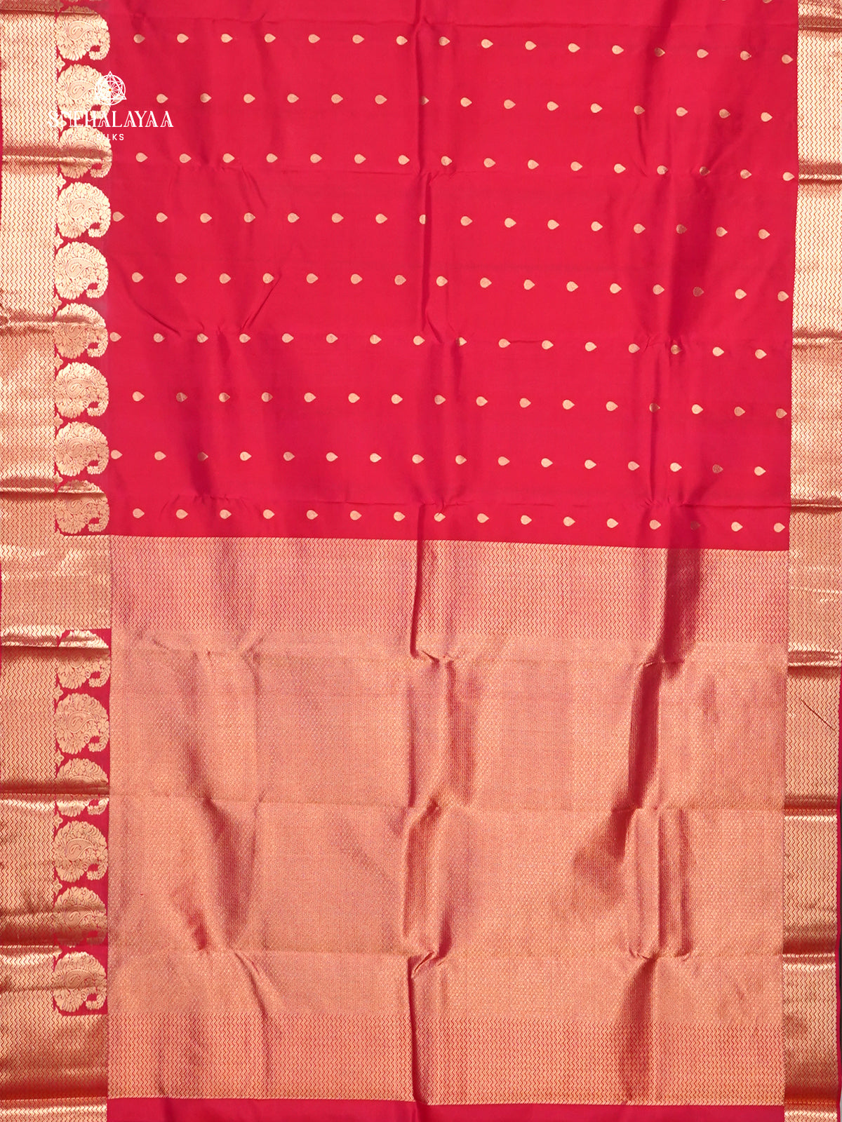Rani Pink Kanjivaram Silk Saree