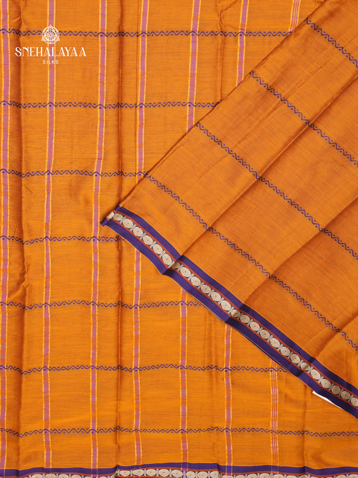 Yellow Narayanpet Cotton Saree