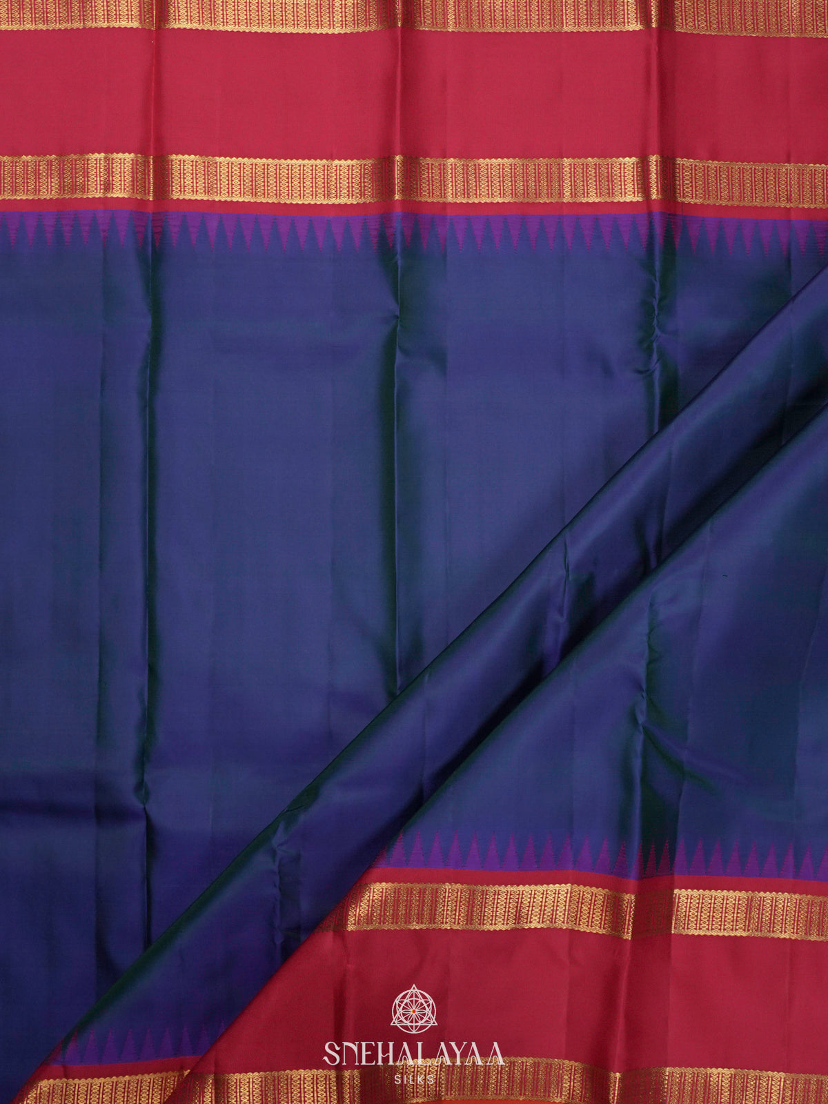 Blue Kanjivaram Silk Saree