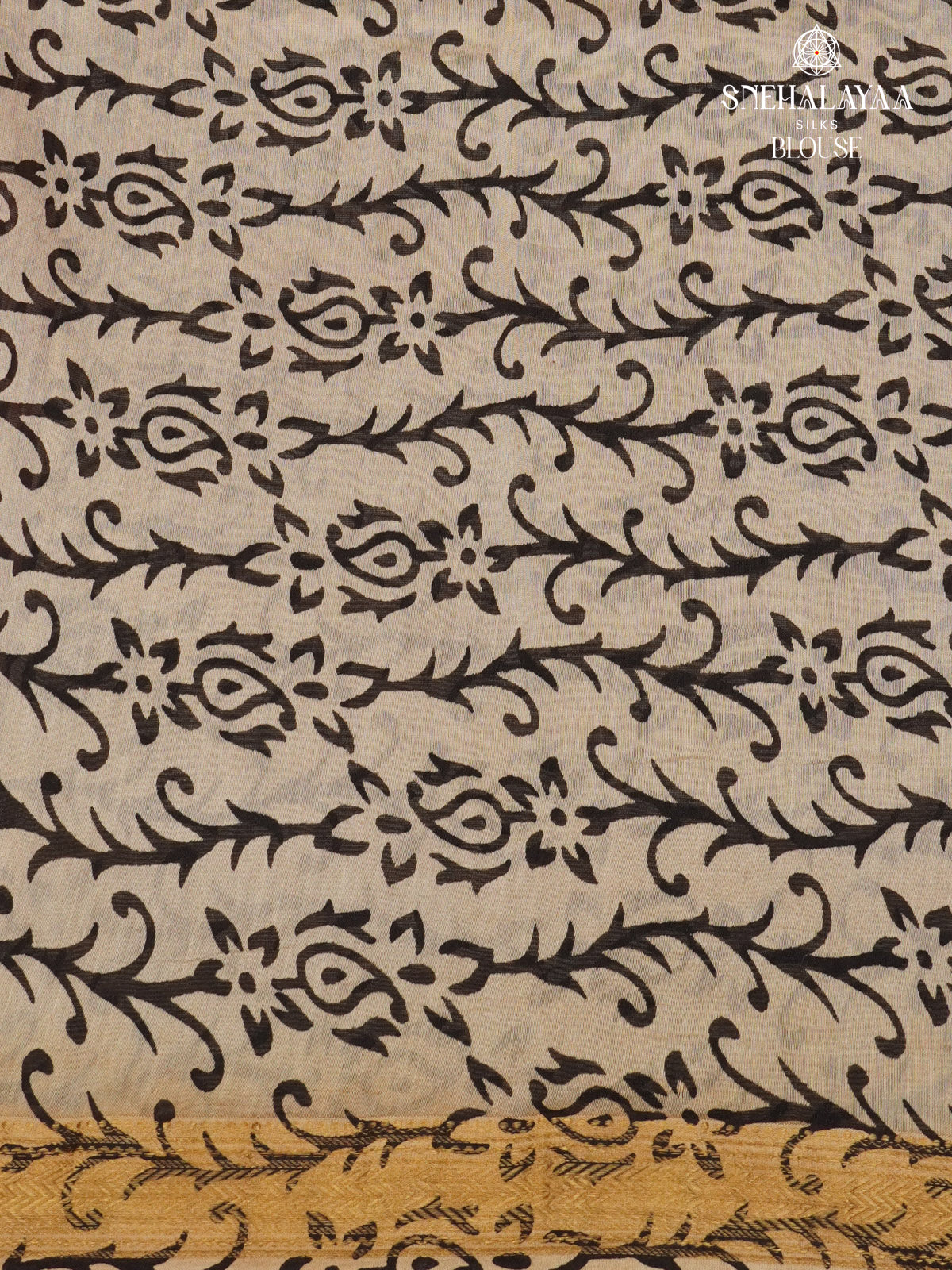 Off White Chanderi Saree