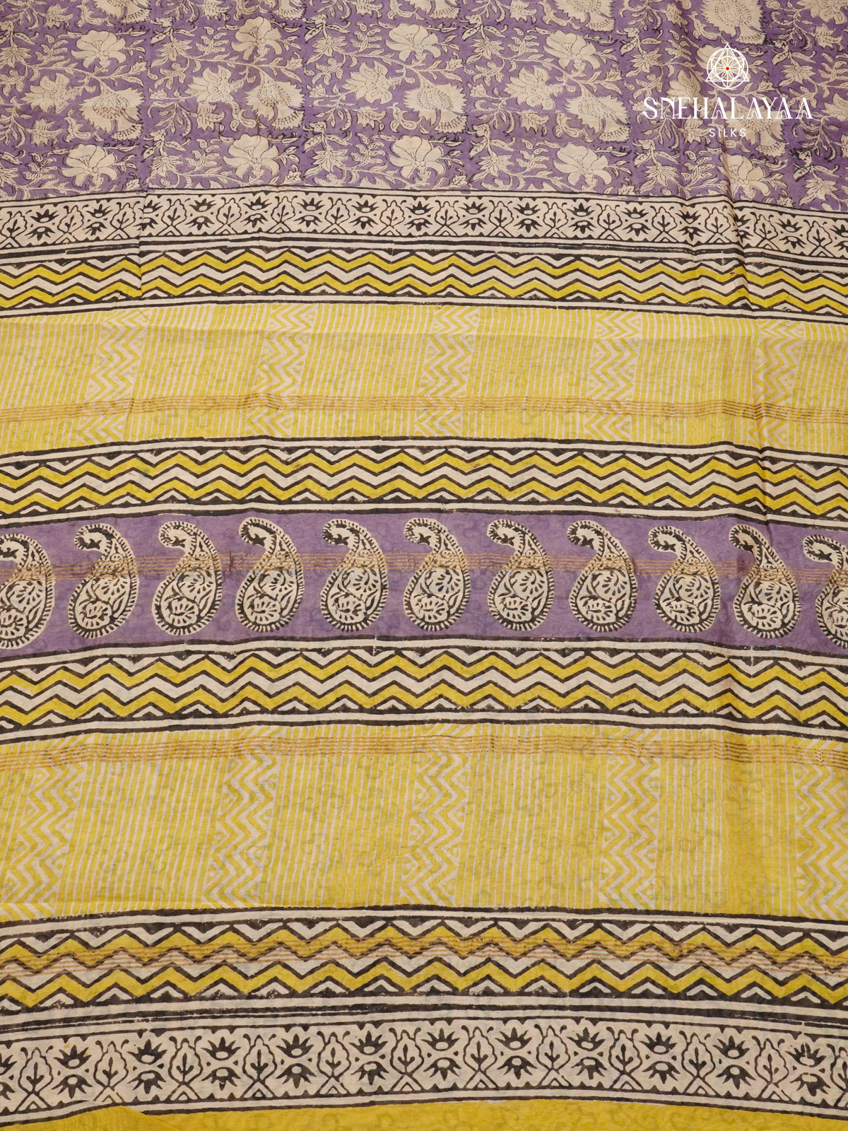 Purple Chanderi Saree
