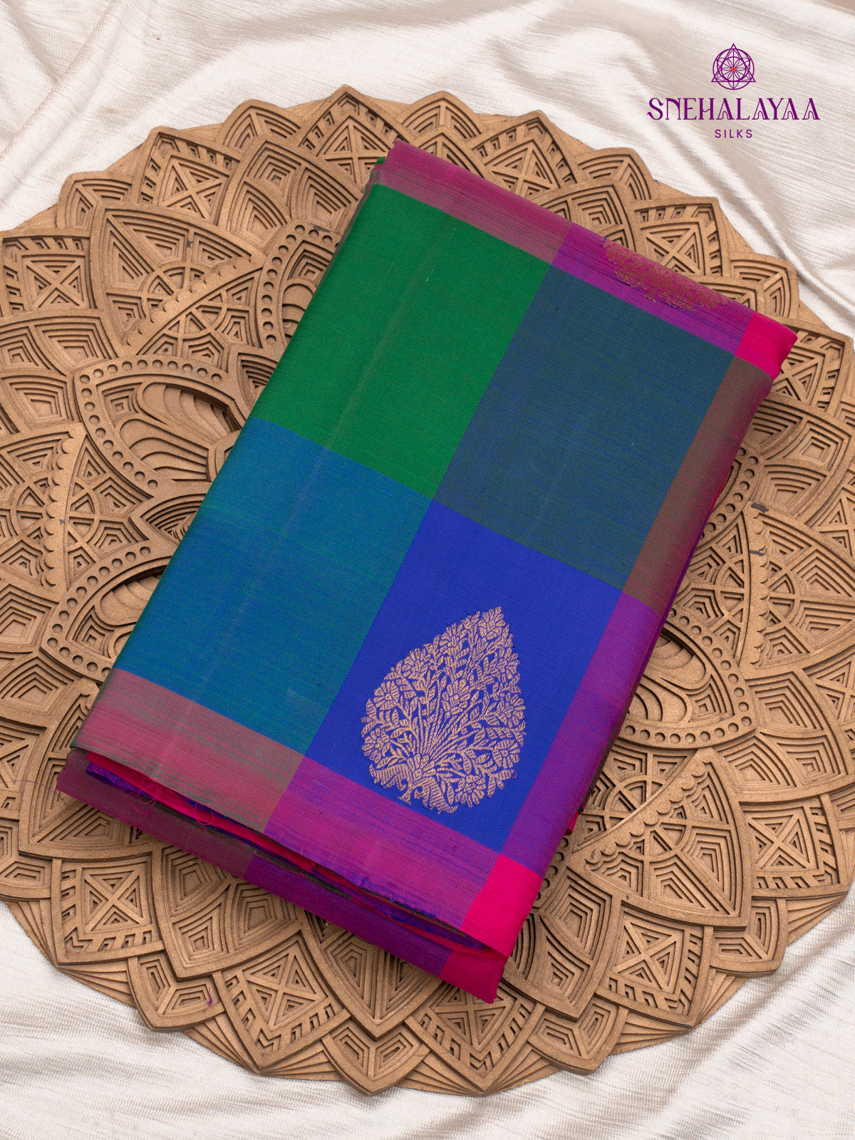 Multi Colour Kanjivaram Silk Saree