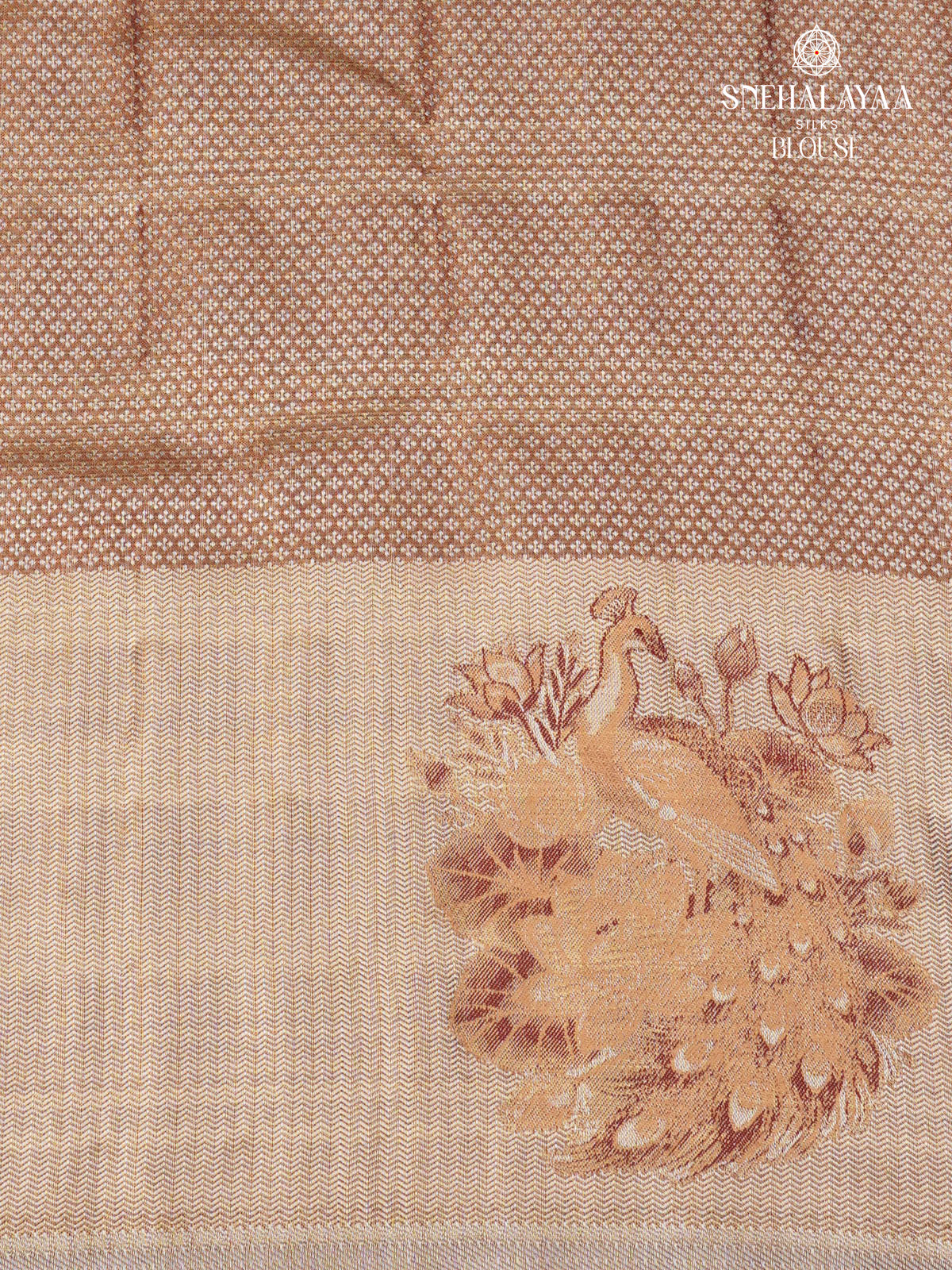 Beige Art Silk Saree