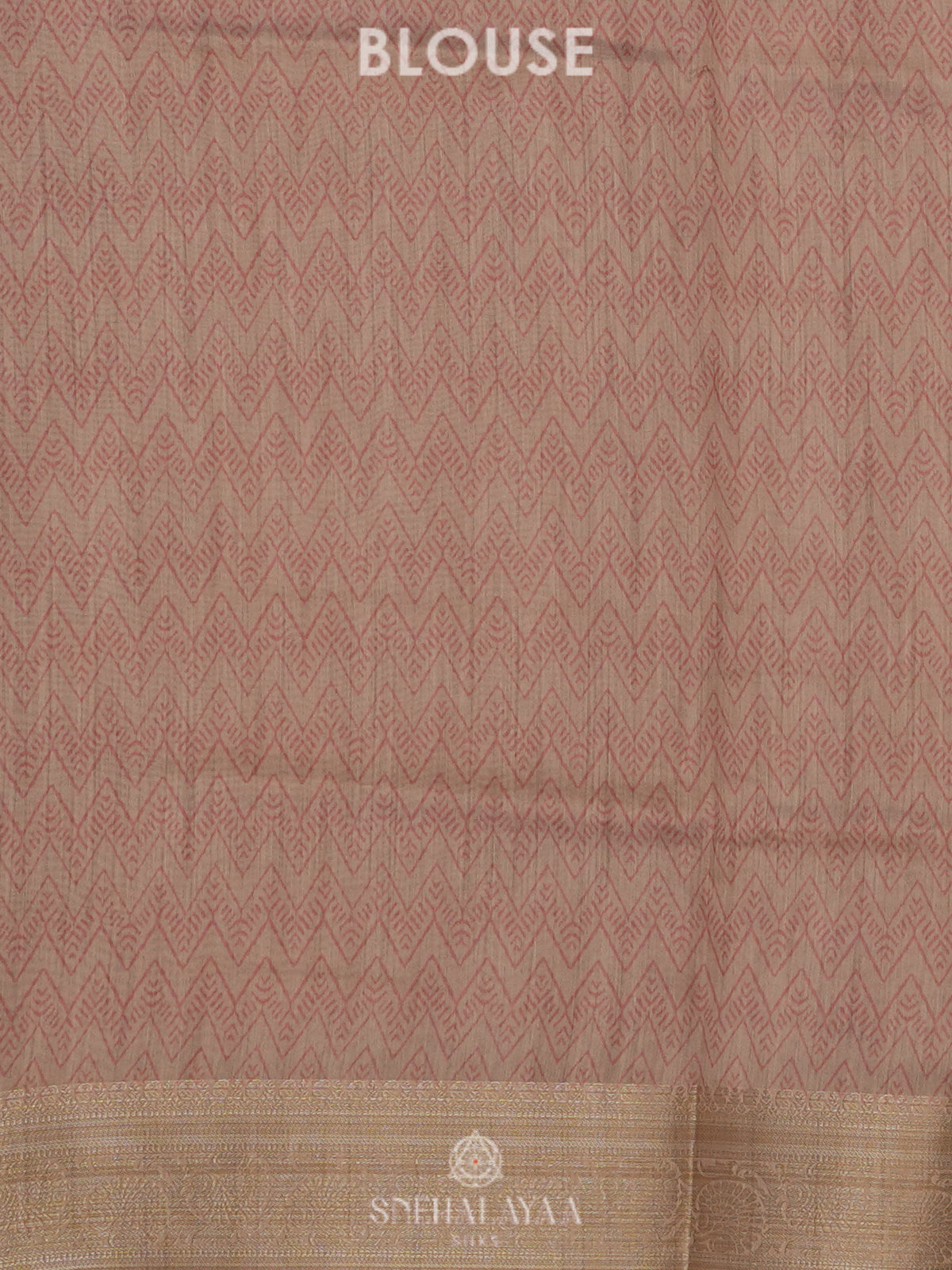 Pale Pink Munga Tussar Saree