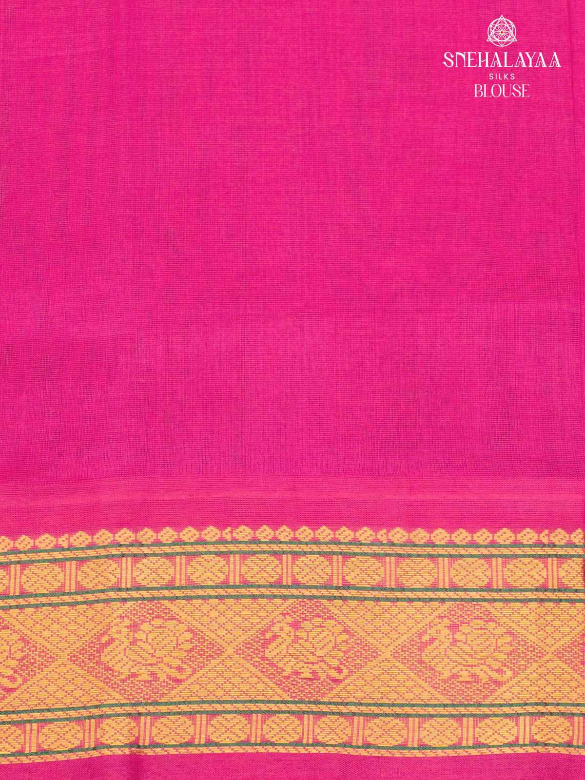 Blue Kanchi Silk Cotton Saree