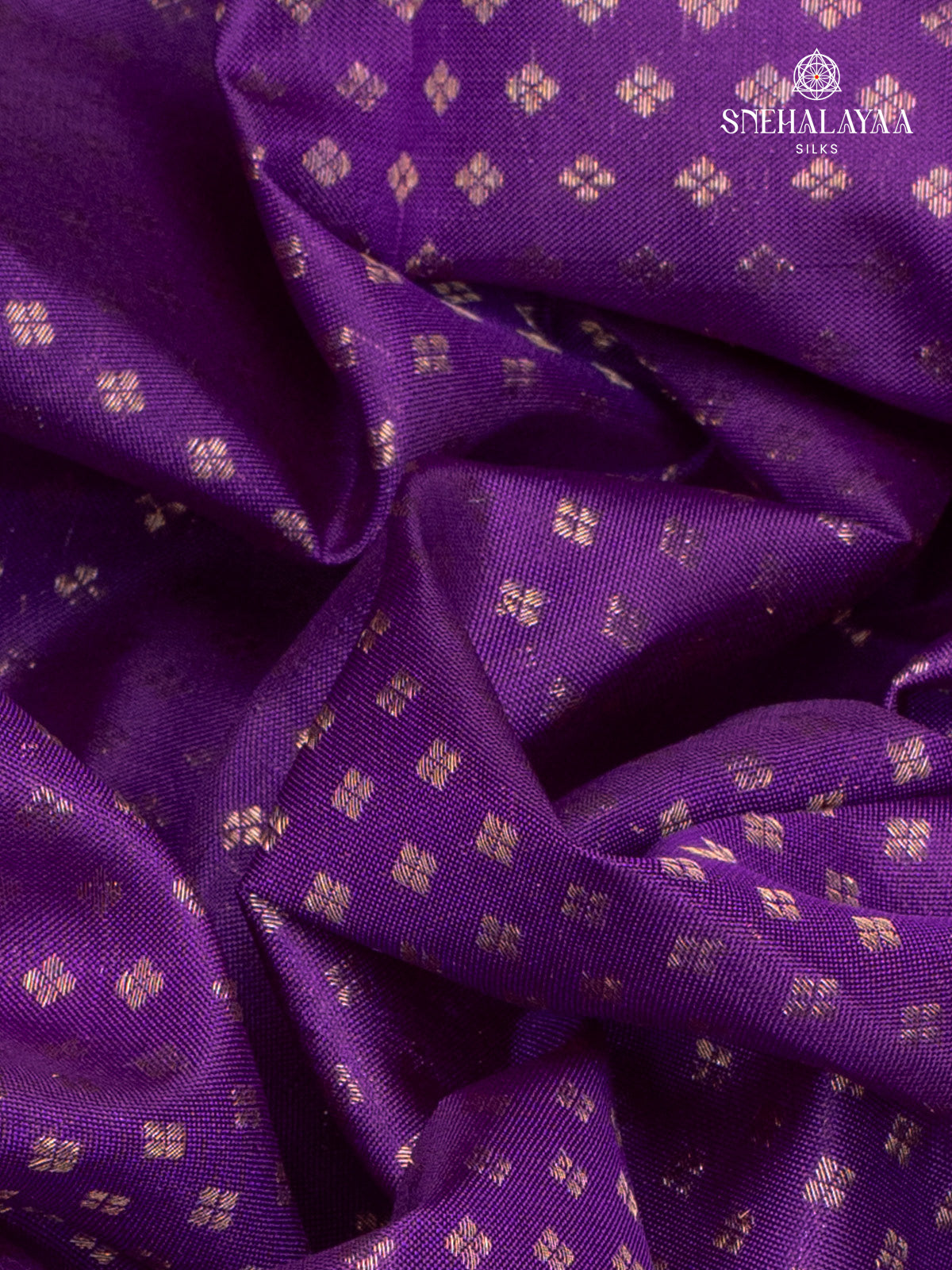 Violet Kanjivaram Silk Saree