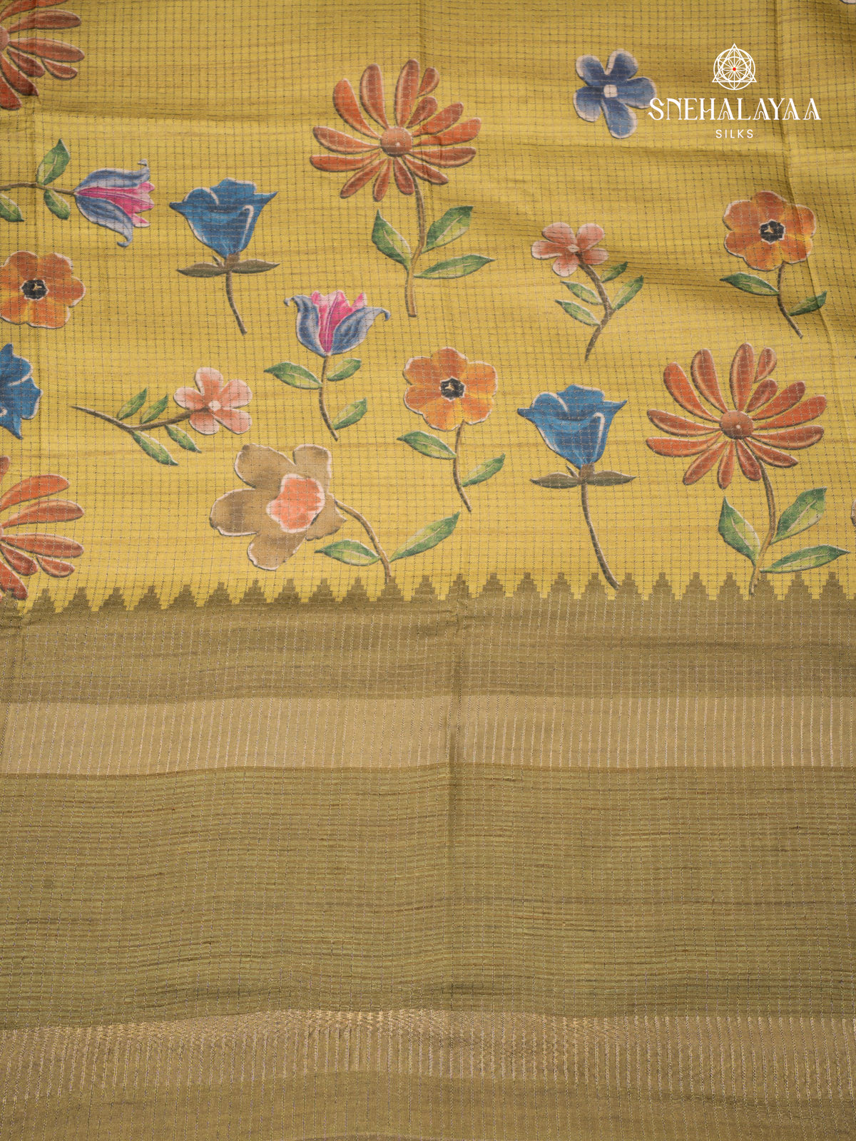 Mustrad Tussar Saree