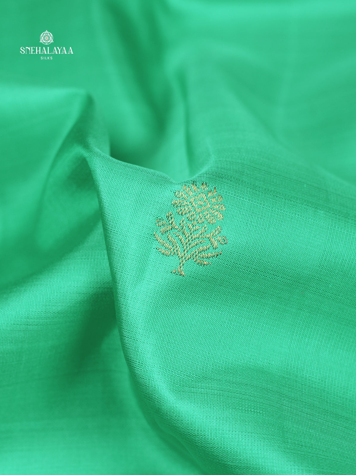 Teal Green Kanjivaram Silk Saree