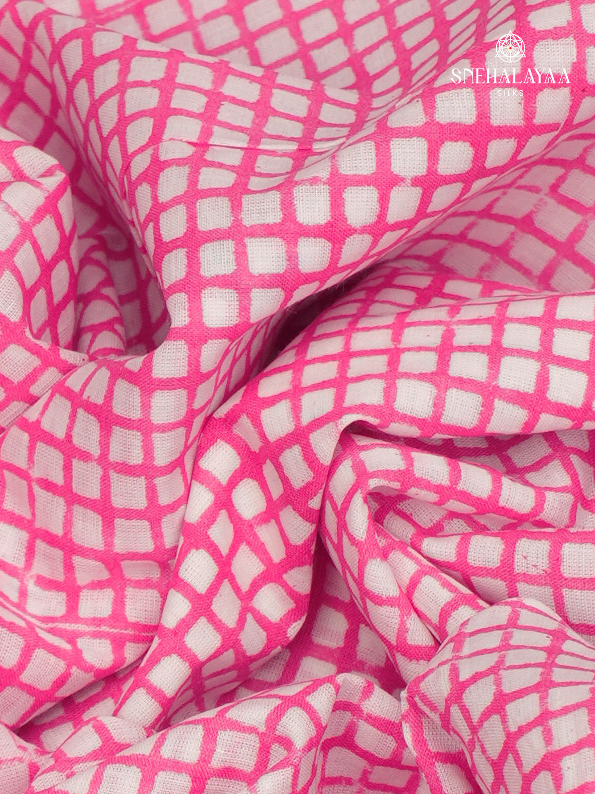 Pink Jaipur Cotton Saree