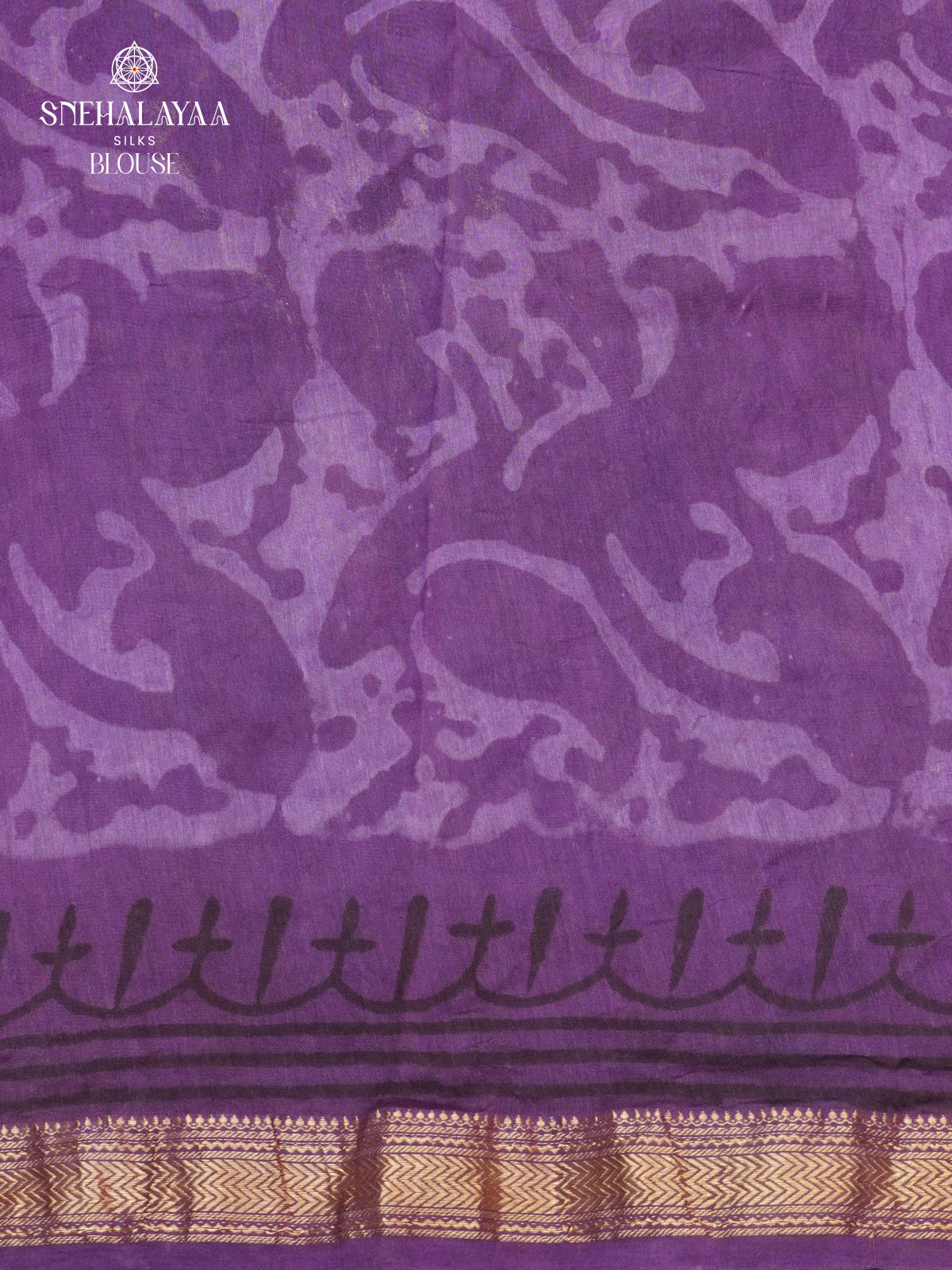 Violet Chanderi Saree
