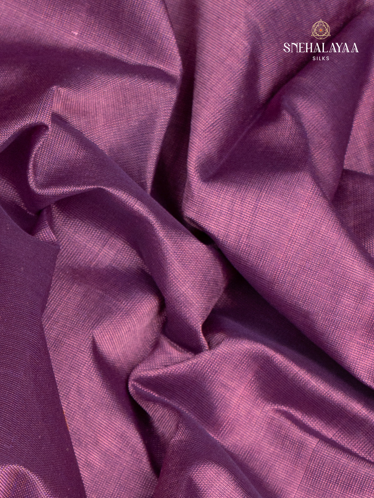 Violet Kanchi Silk Cotton Saree