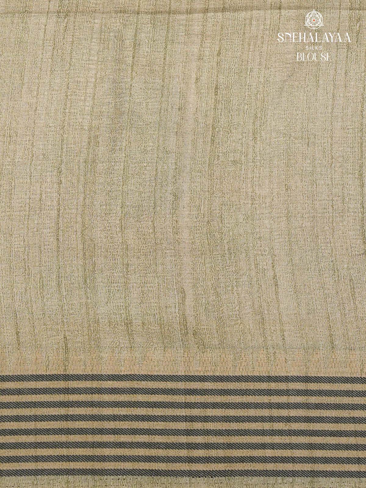 Beige With Red Border Kalamkari Tussar Saree