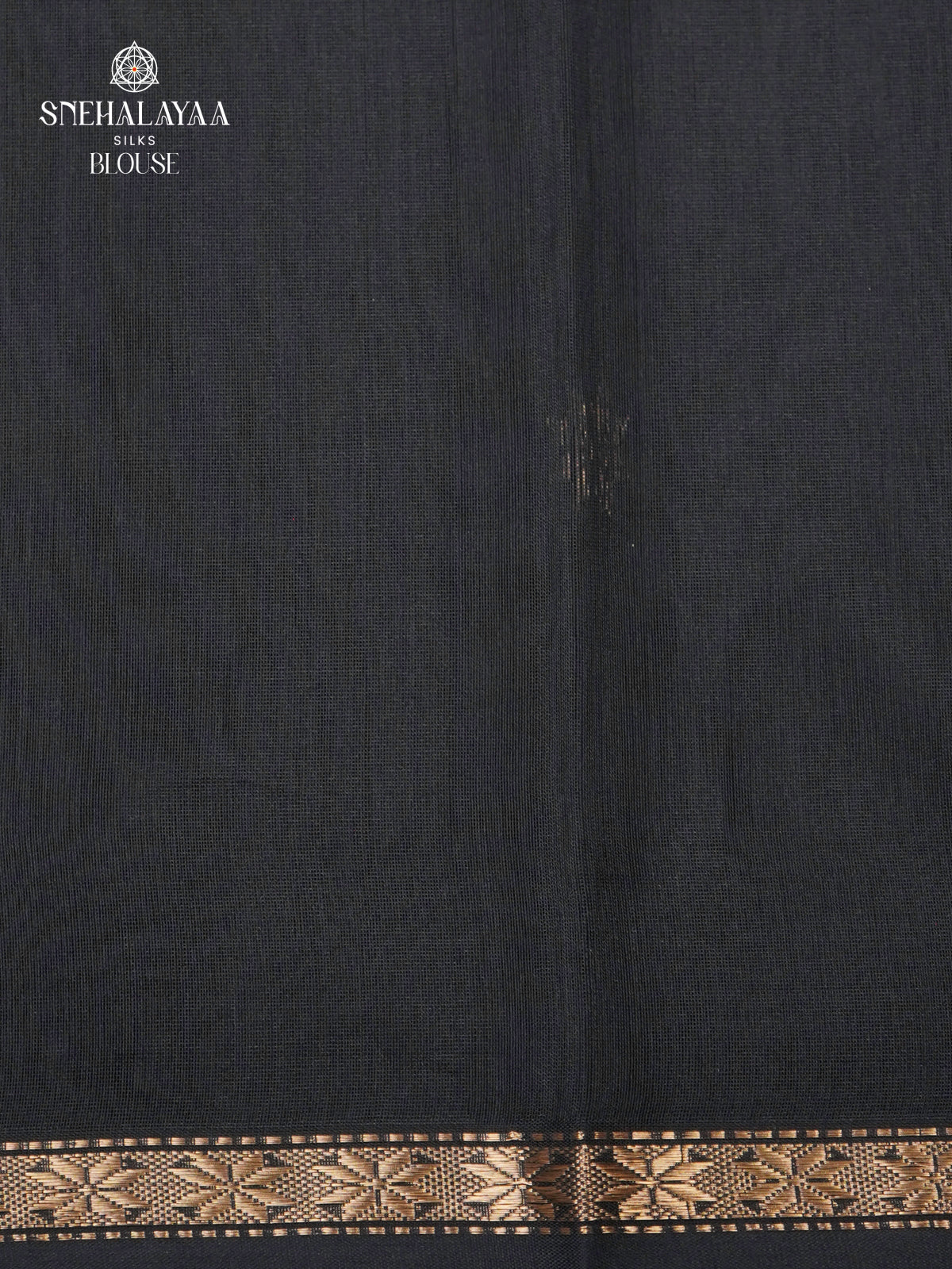 Black Maheshwari Silk Cotton Saree