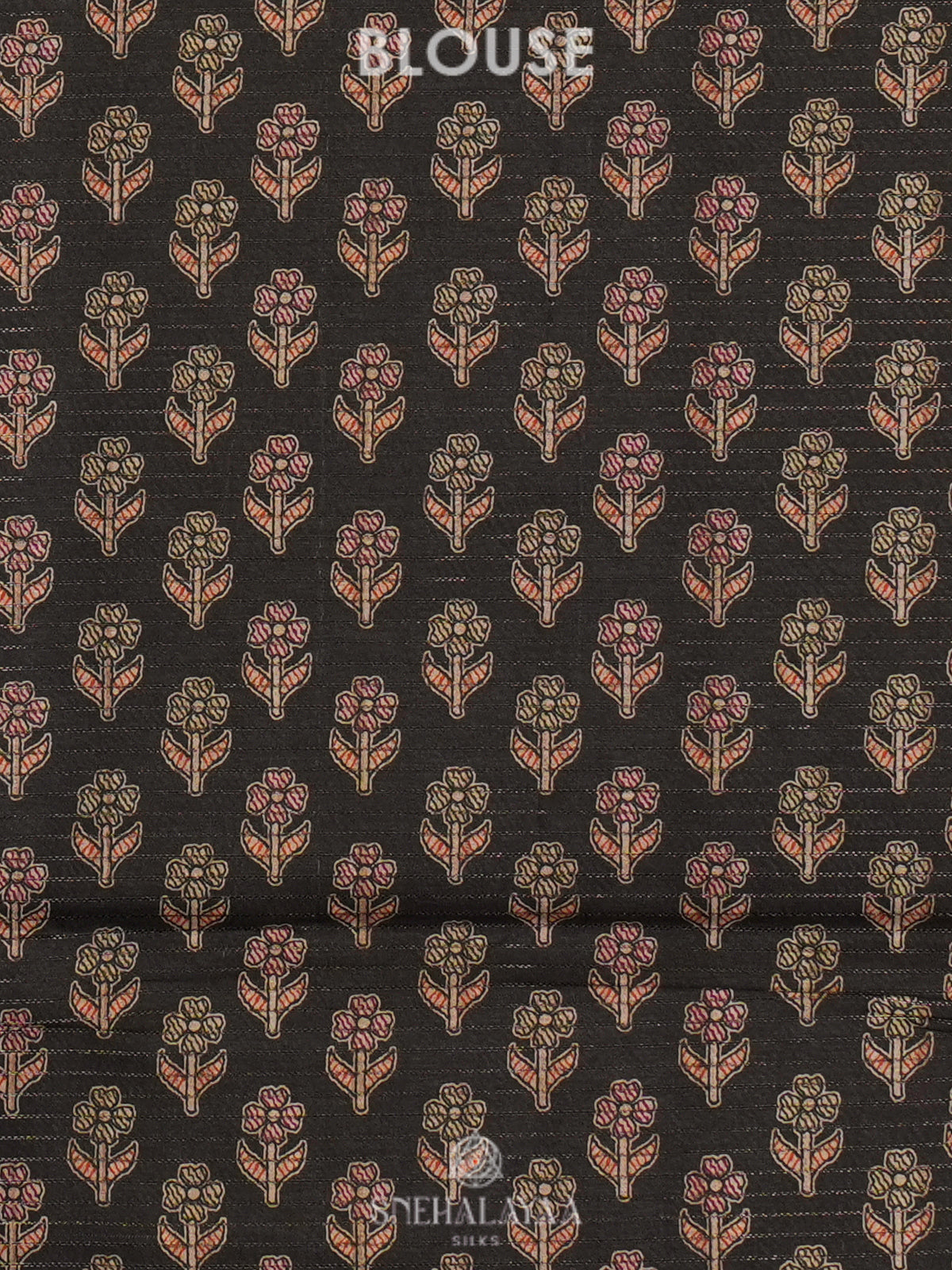 Black Tussar Saree