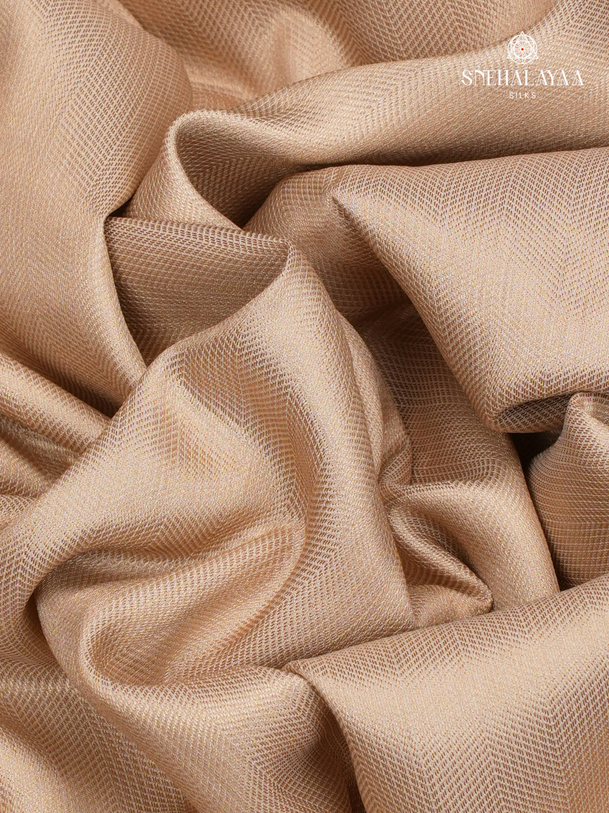 Cream Banaras Silk Saree