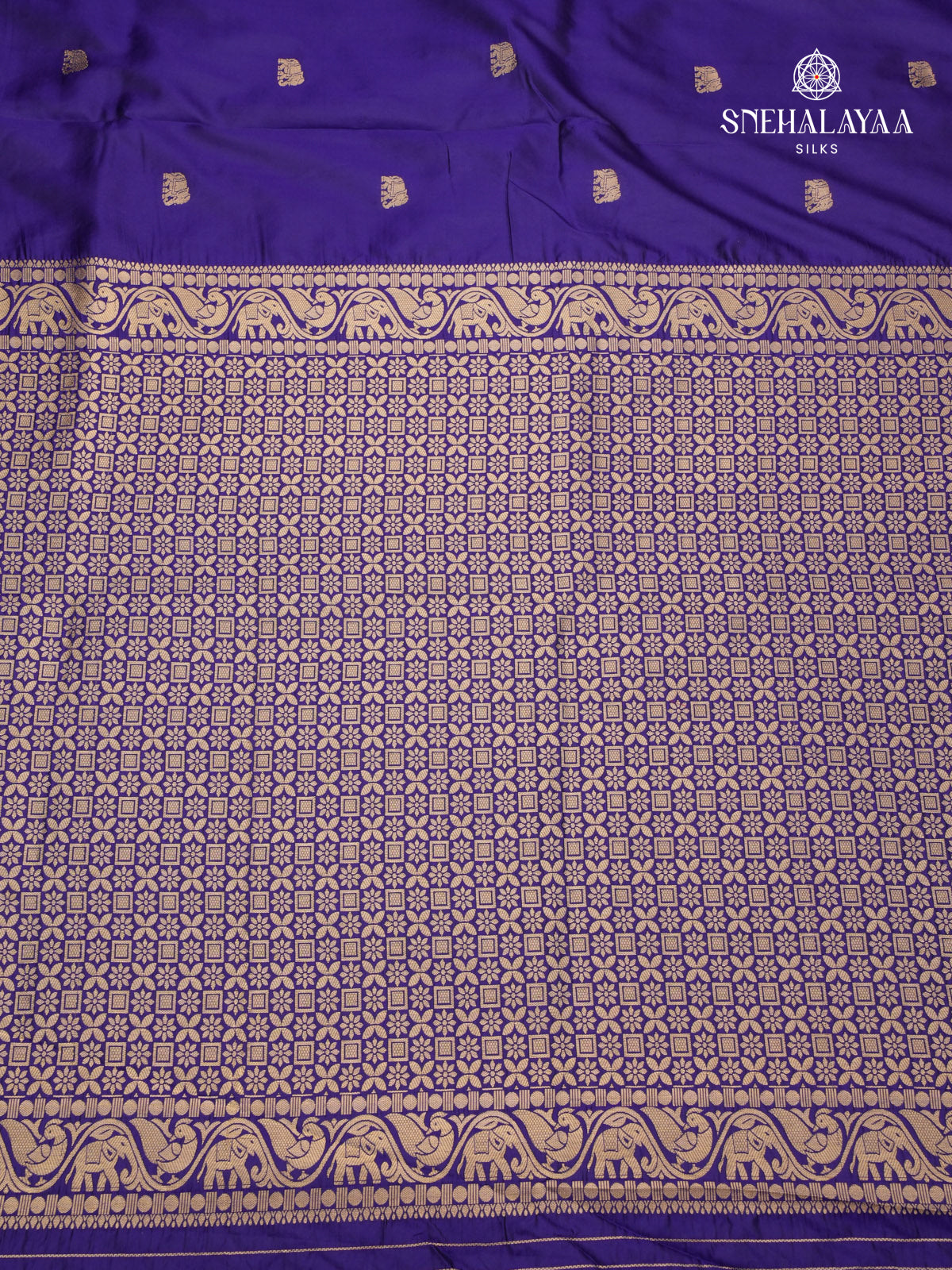 Blue Banaras Paithani Saree