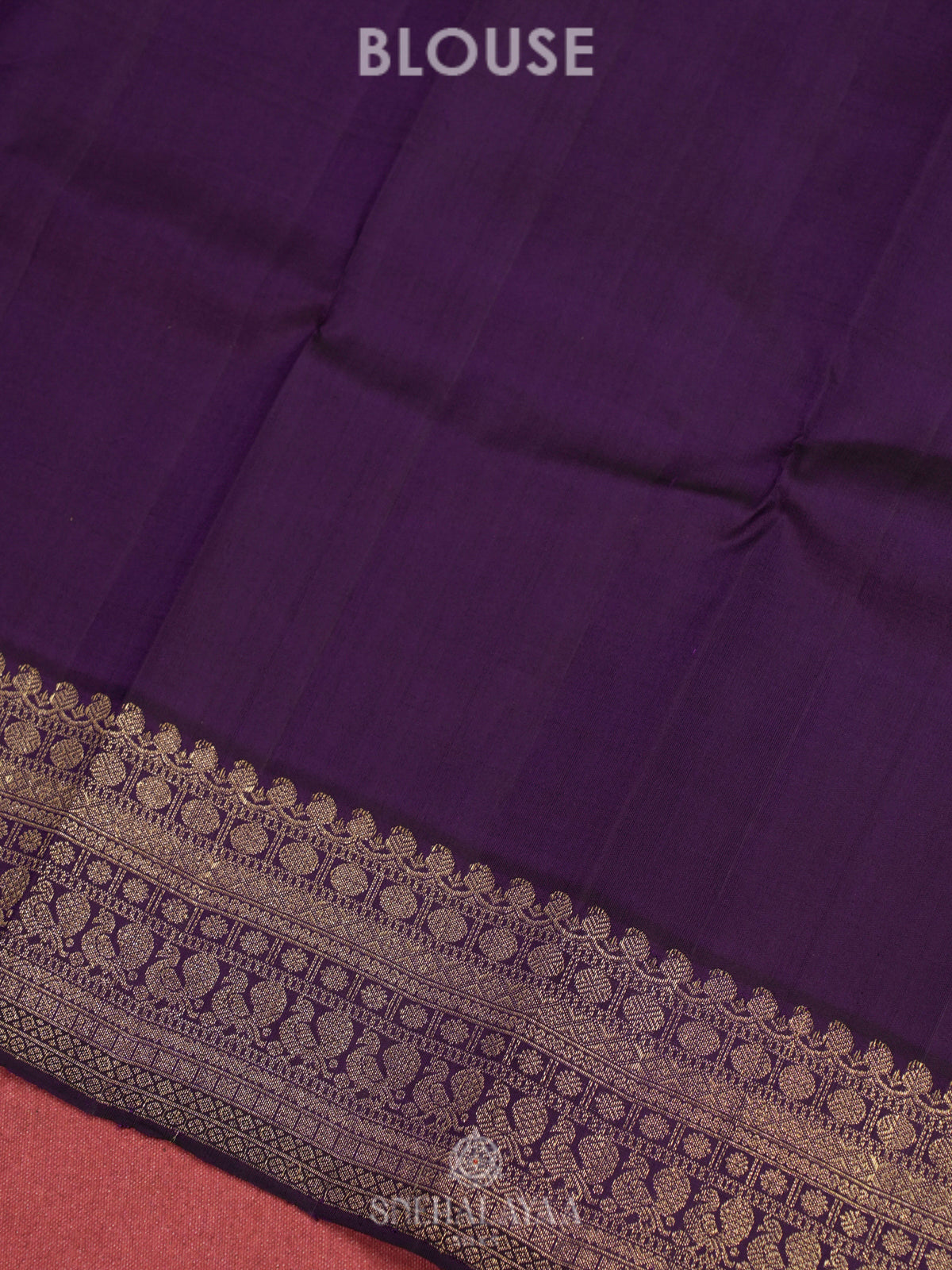 Purple Kanjivaram Silk Saree