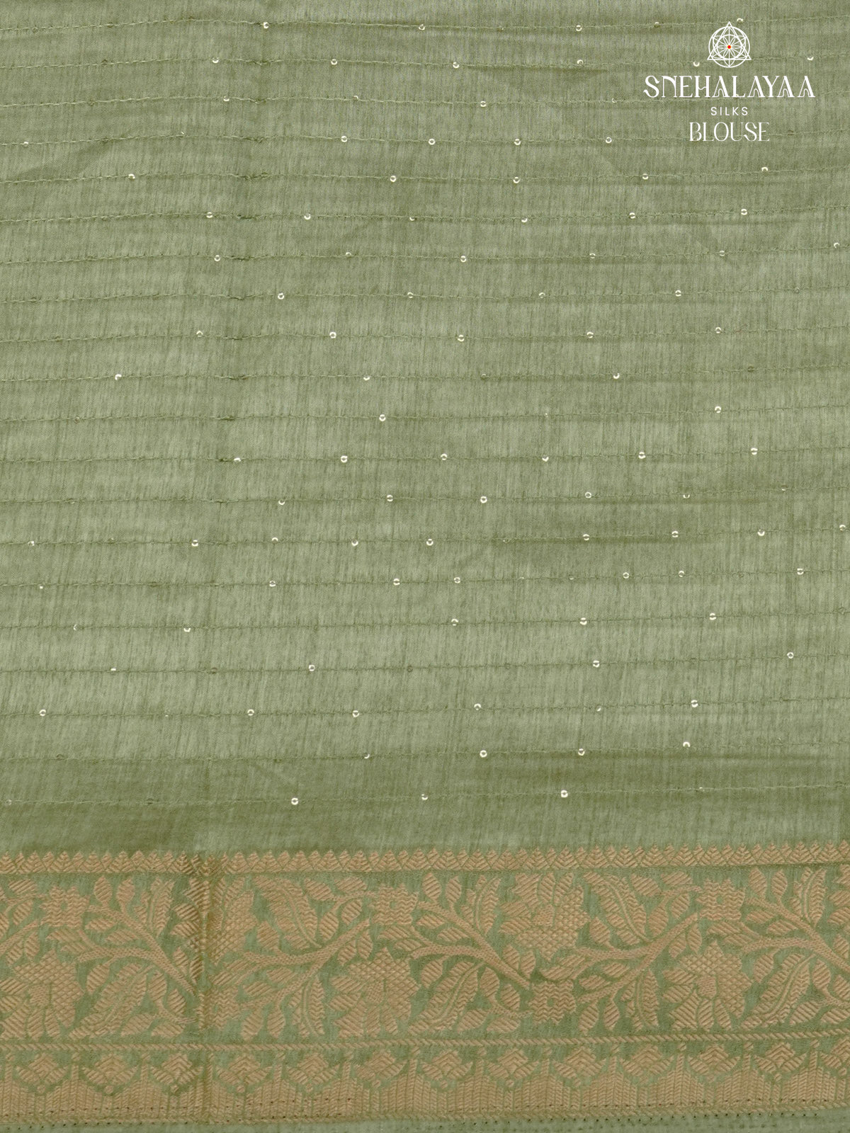 Sage Green Dola Silk Saree