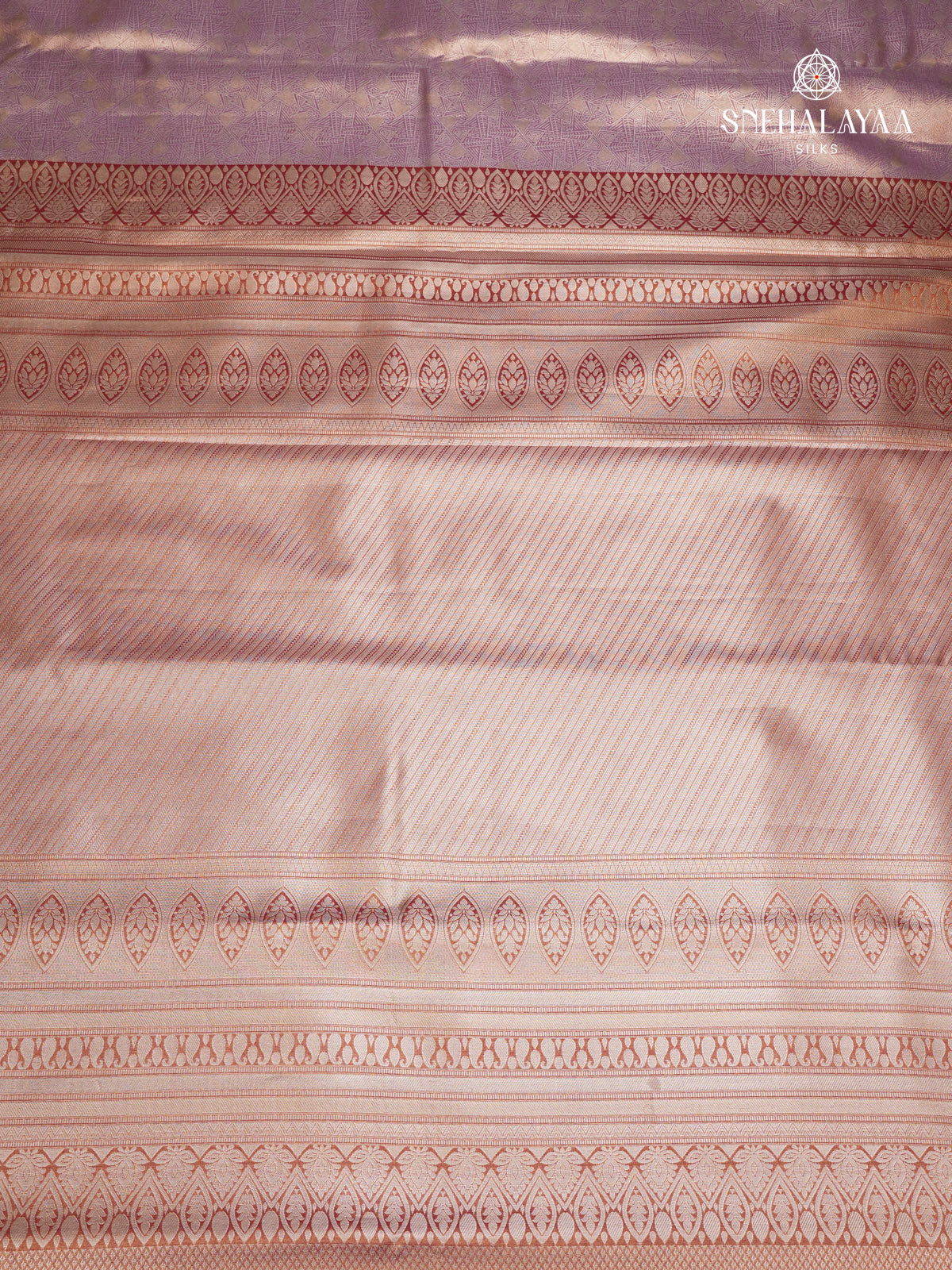 Lavender Art Silk Saree