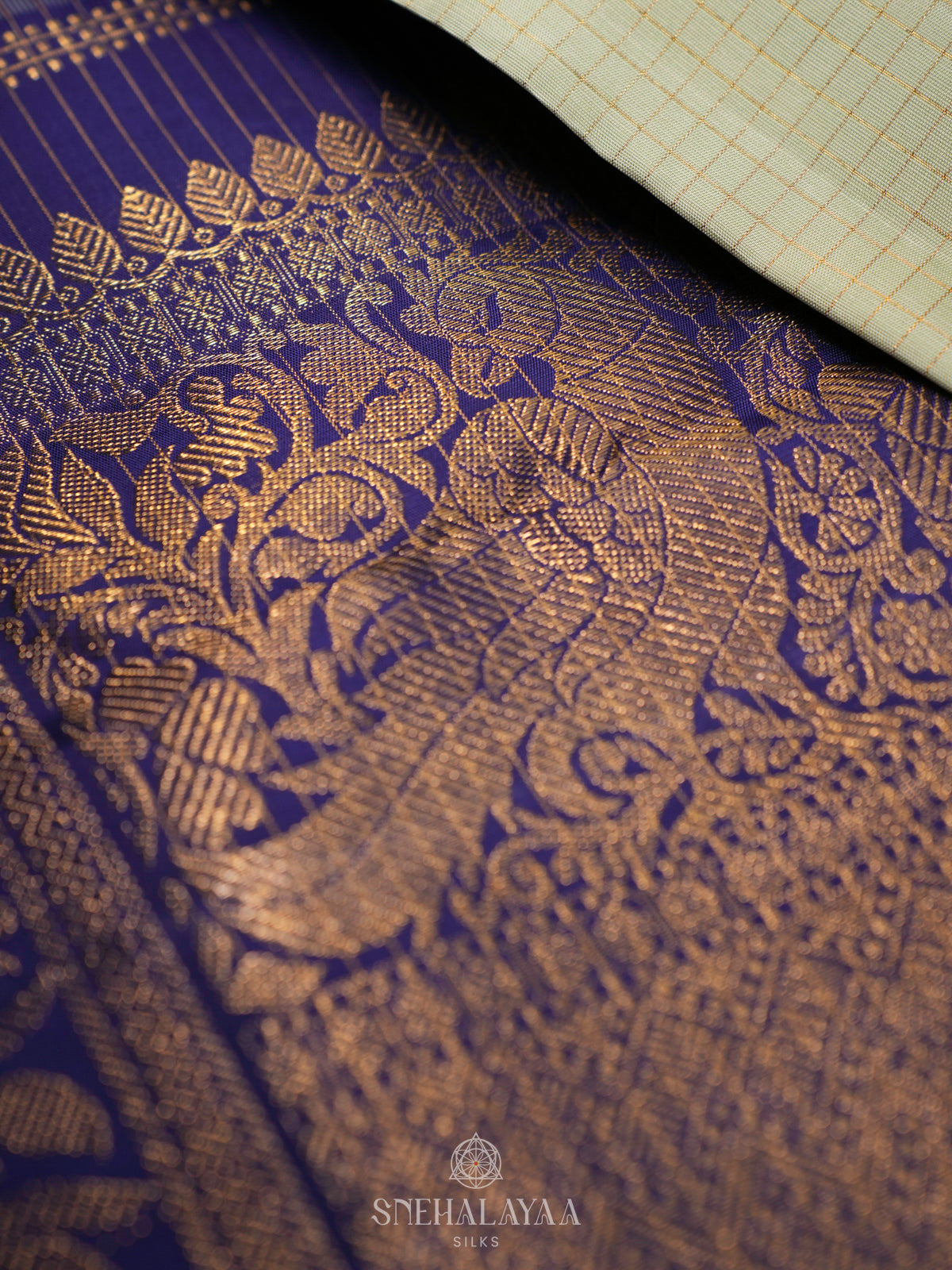 Pale Green Kanjivaram Silk Saree