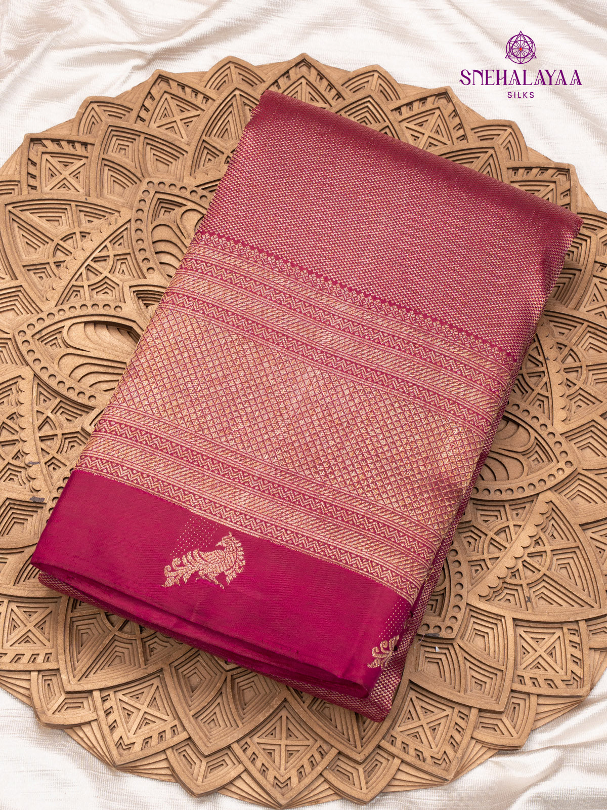 Pink Kanjivaram Silk Saree