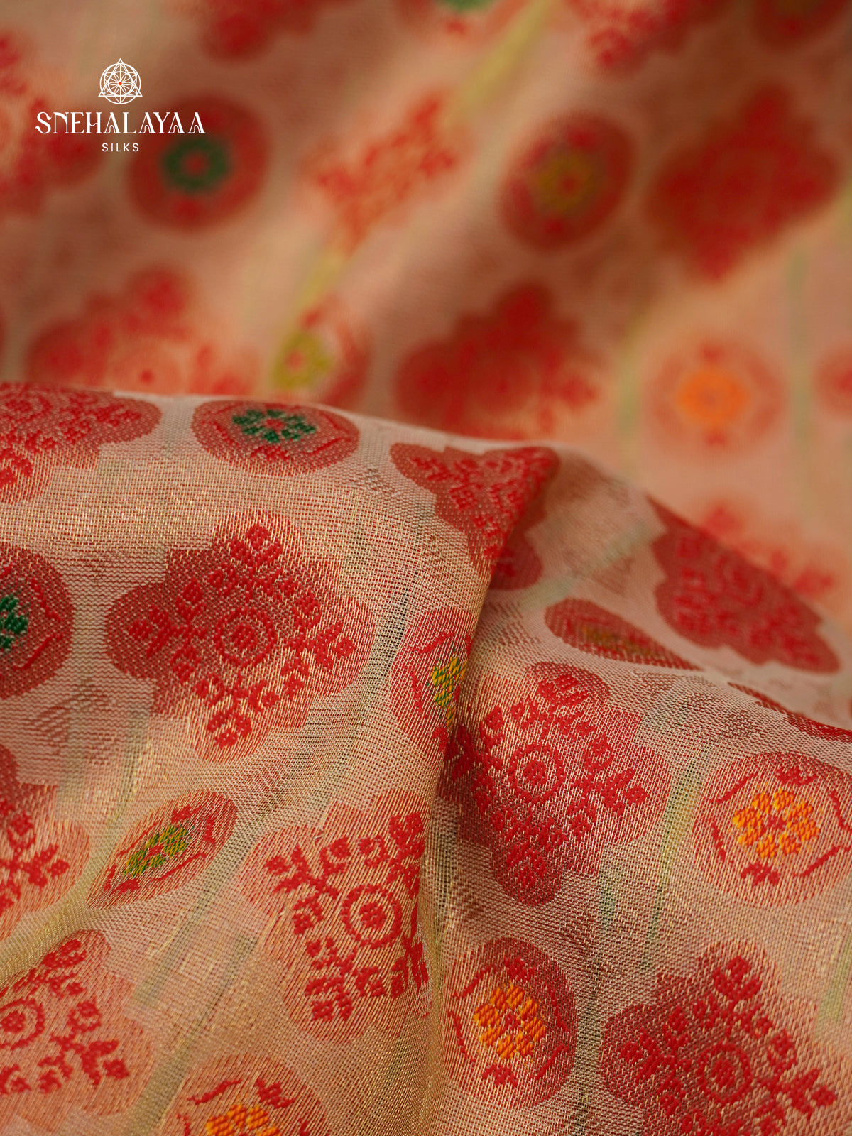 Beige Tissue Paithani Saree