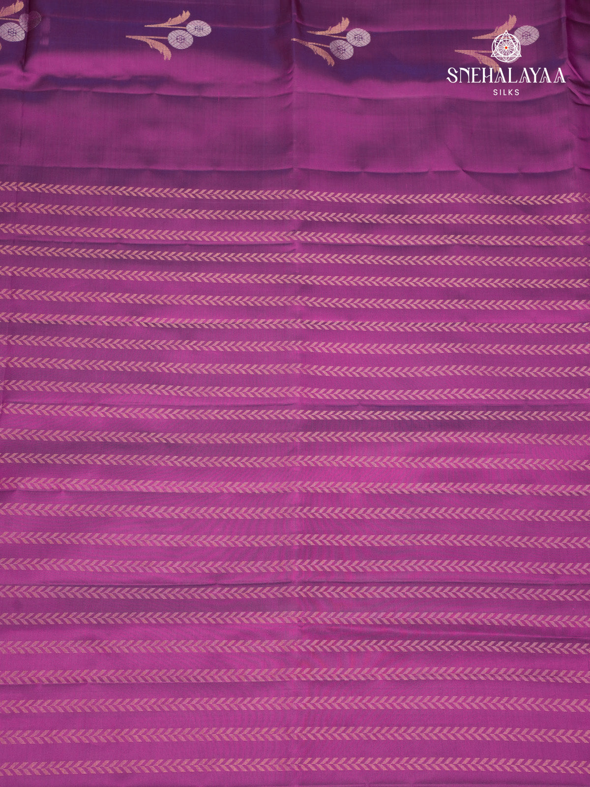 Purple Kanjivaram Soft Silk Saree