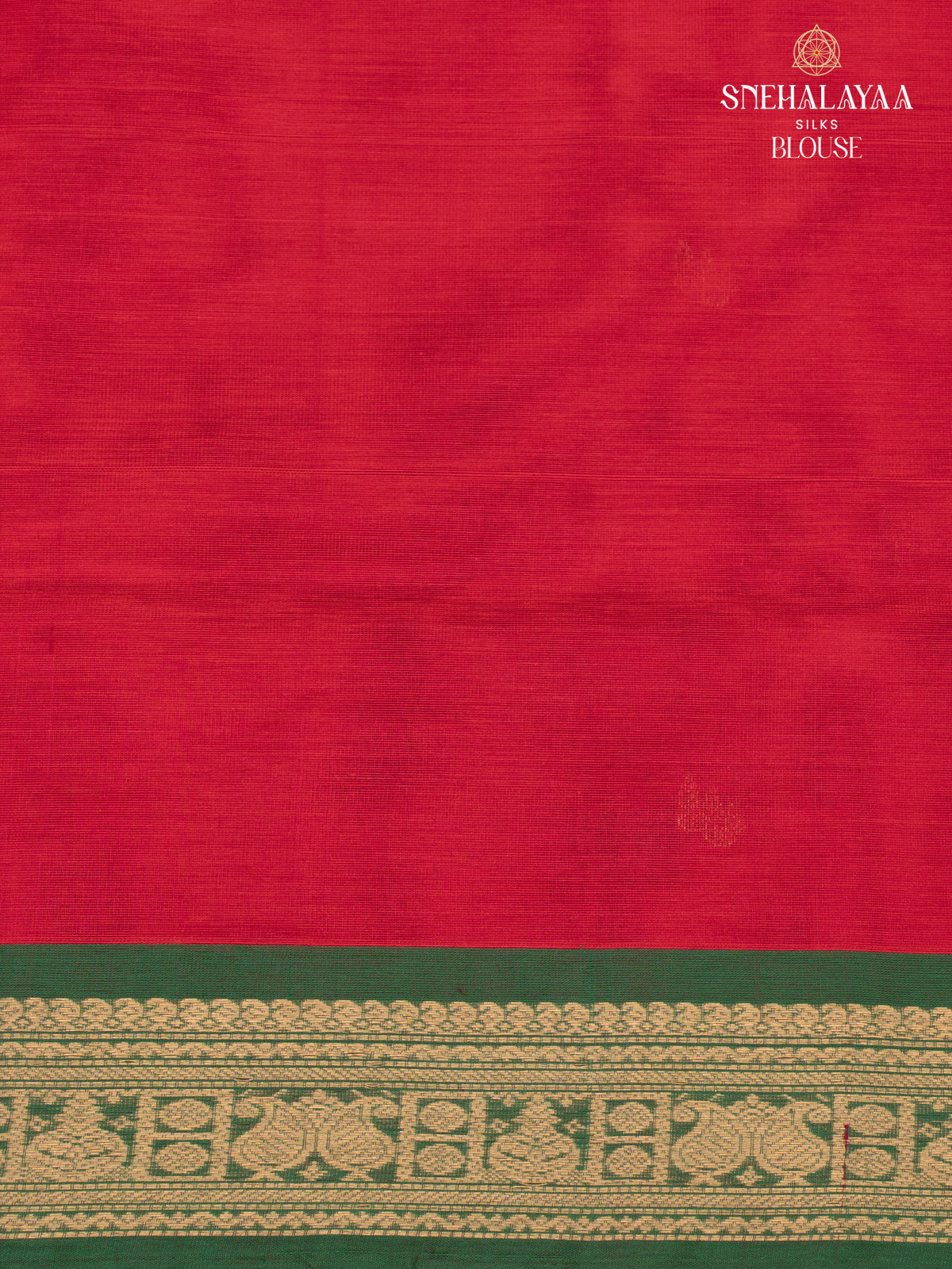 Red Kanchi Silk Cotton Saree