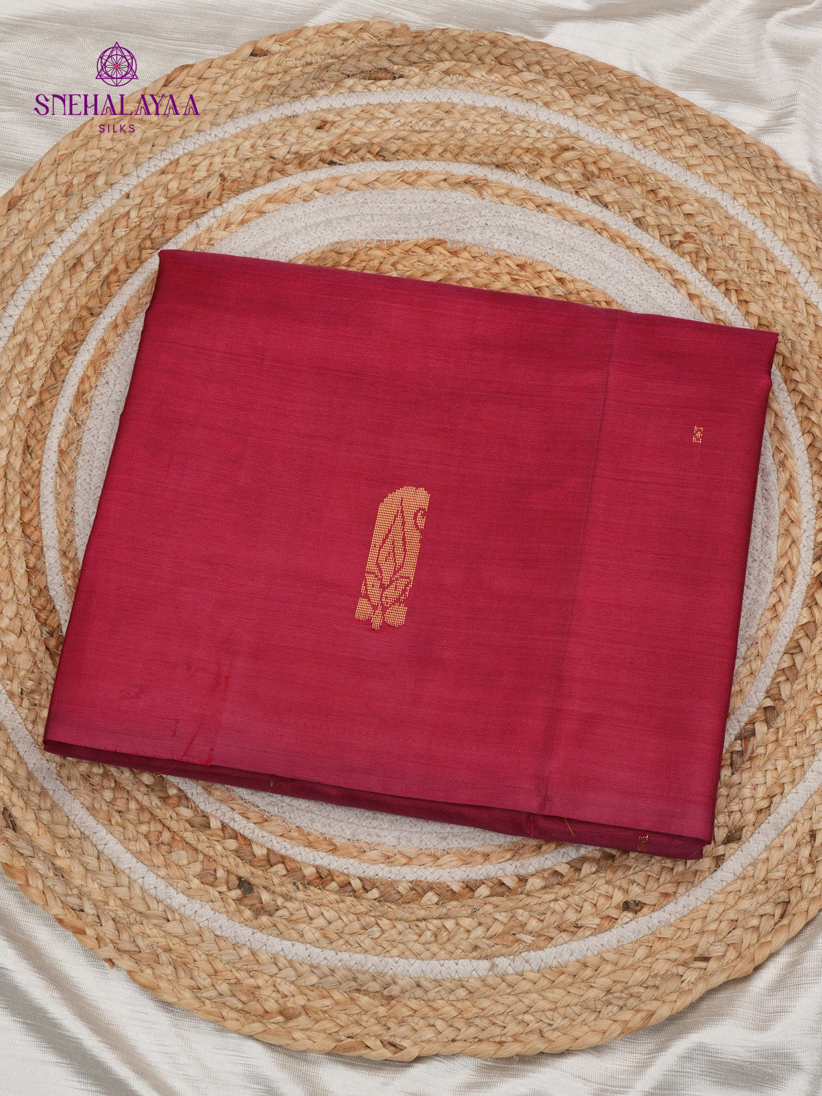 Red Banana Pith Saree