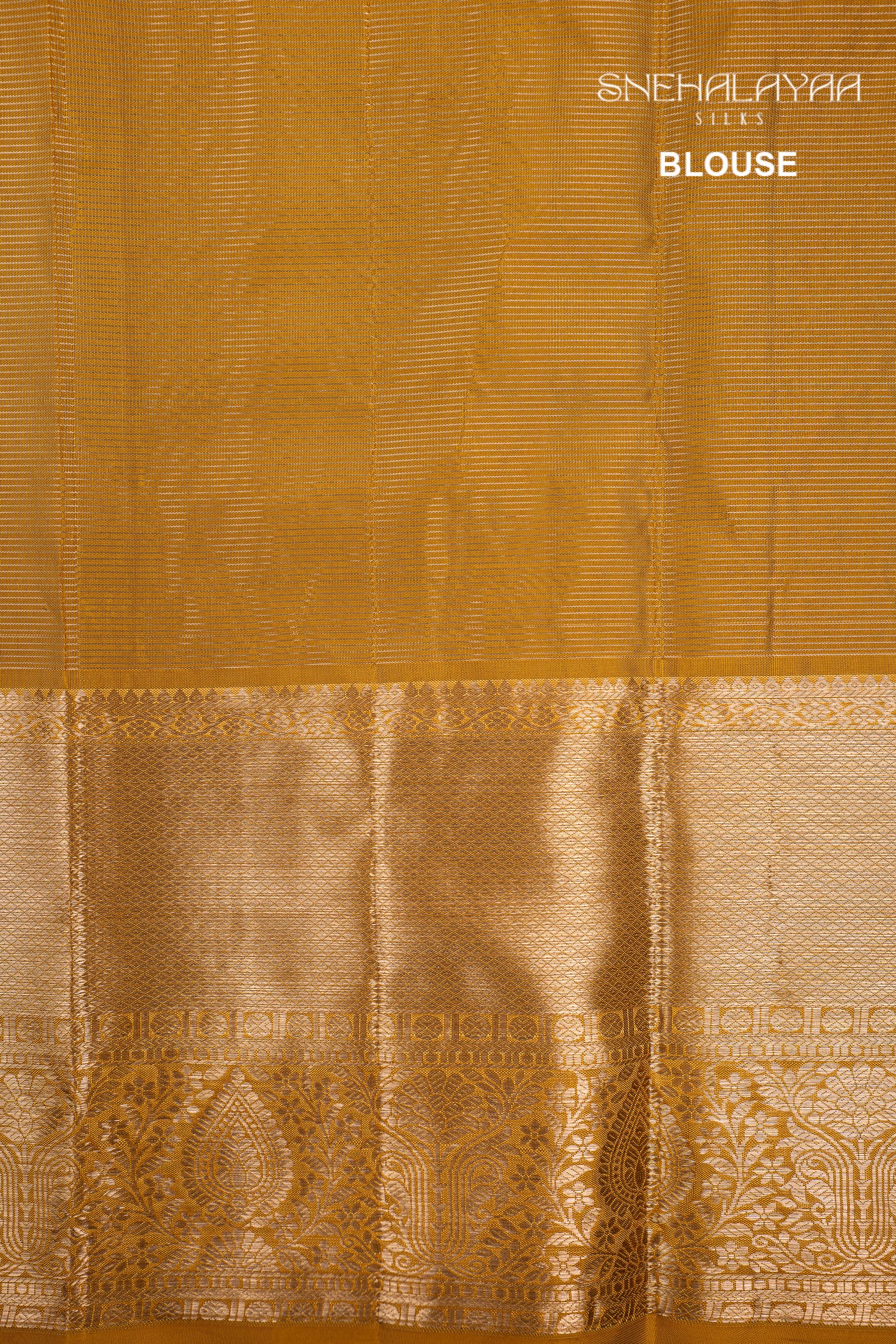 Honey Orange Silk Saree