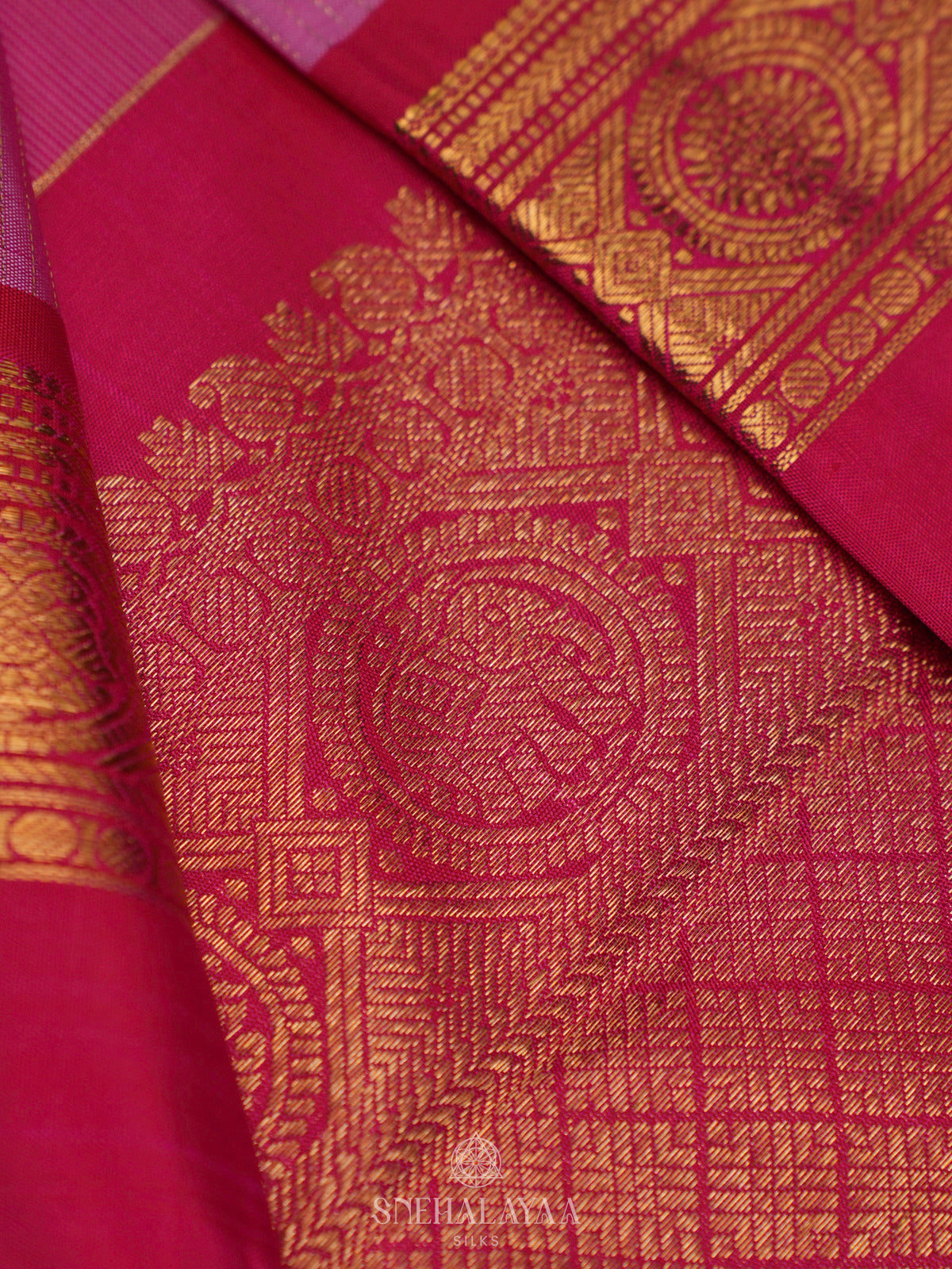 Pink Kanjivaram Silk Saree