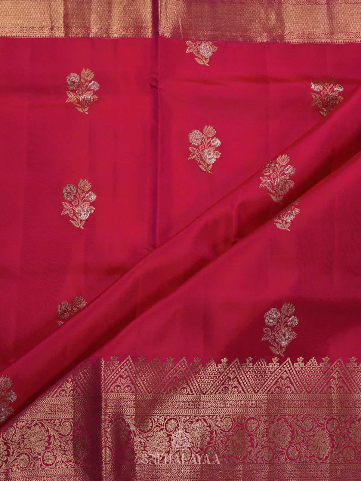 Pink Kanjivaram Silk Saree