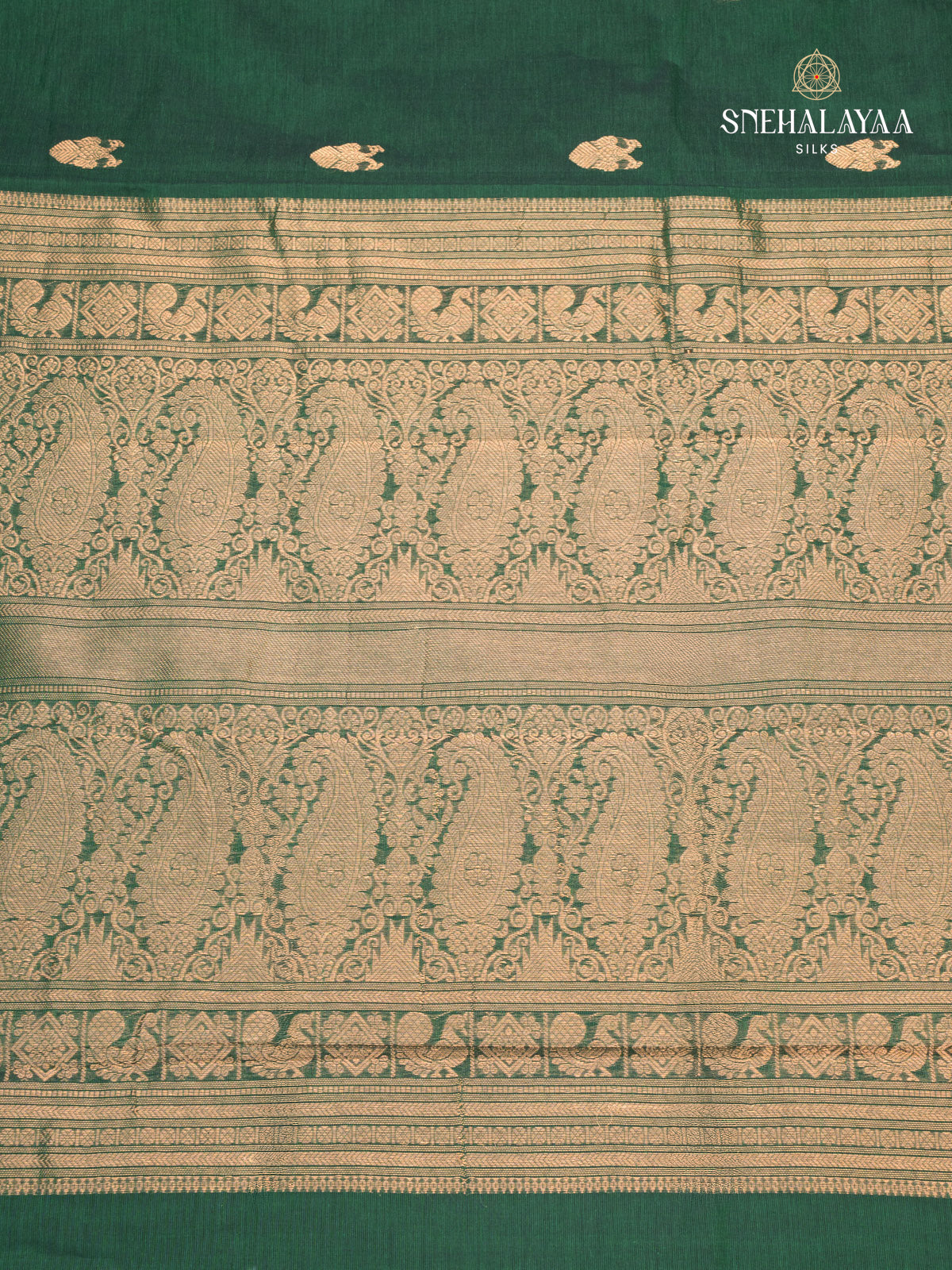 Green Kanchi Cotton Saree