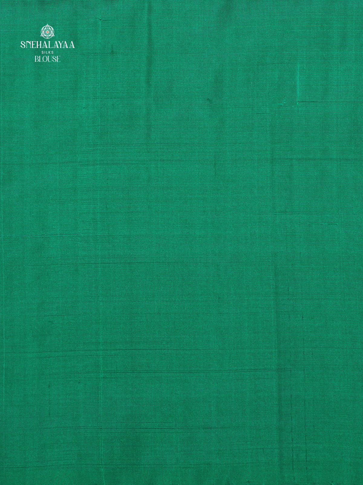 Emerald Green Borderless Kanjivaram Soft Silk Saree