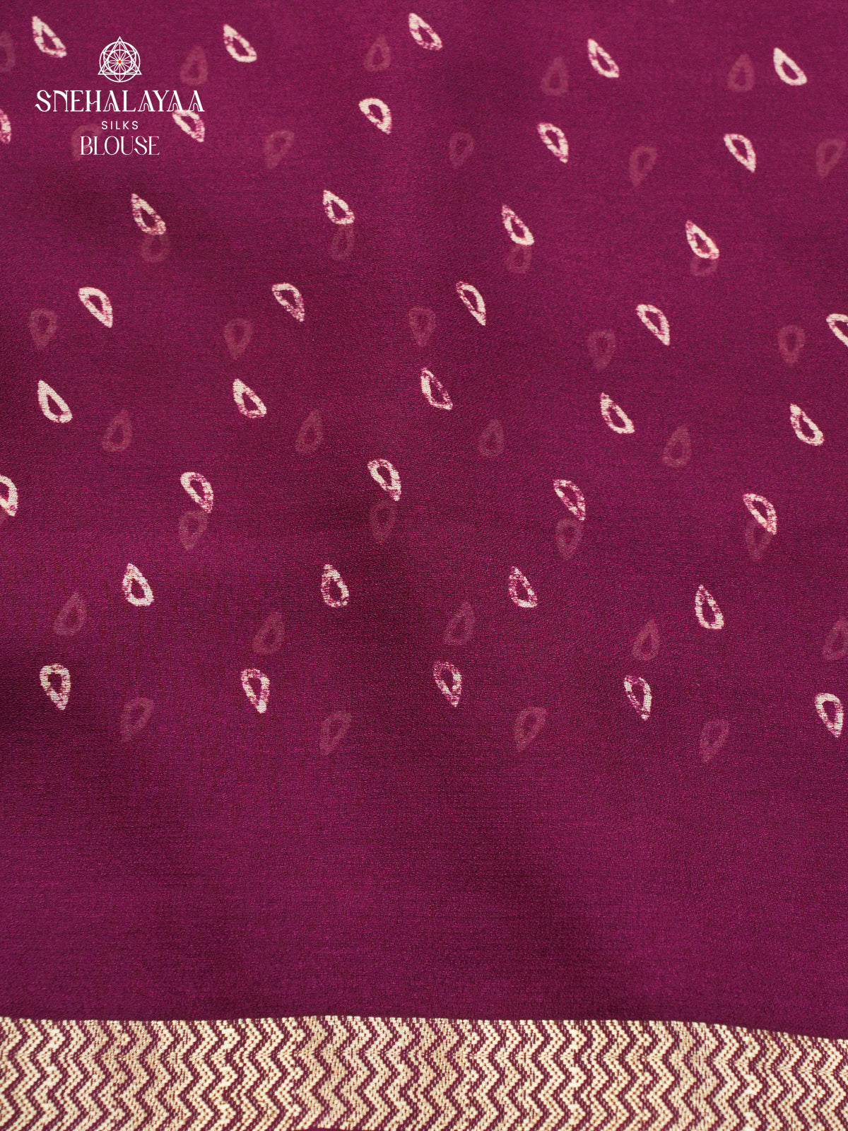 Purple Chiffon Saree