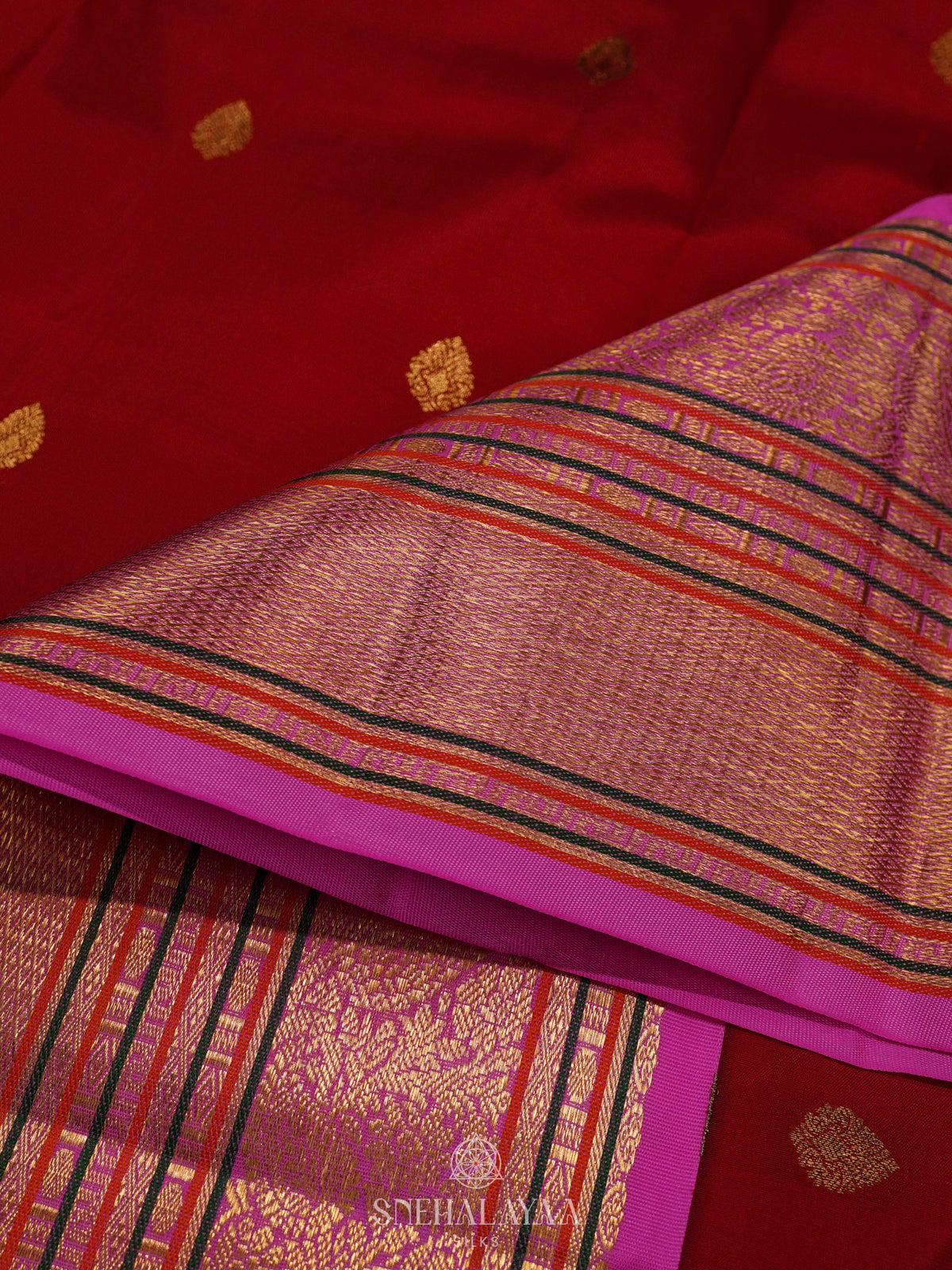 Red Kanjivaram Silk Saree
